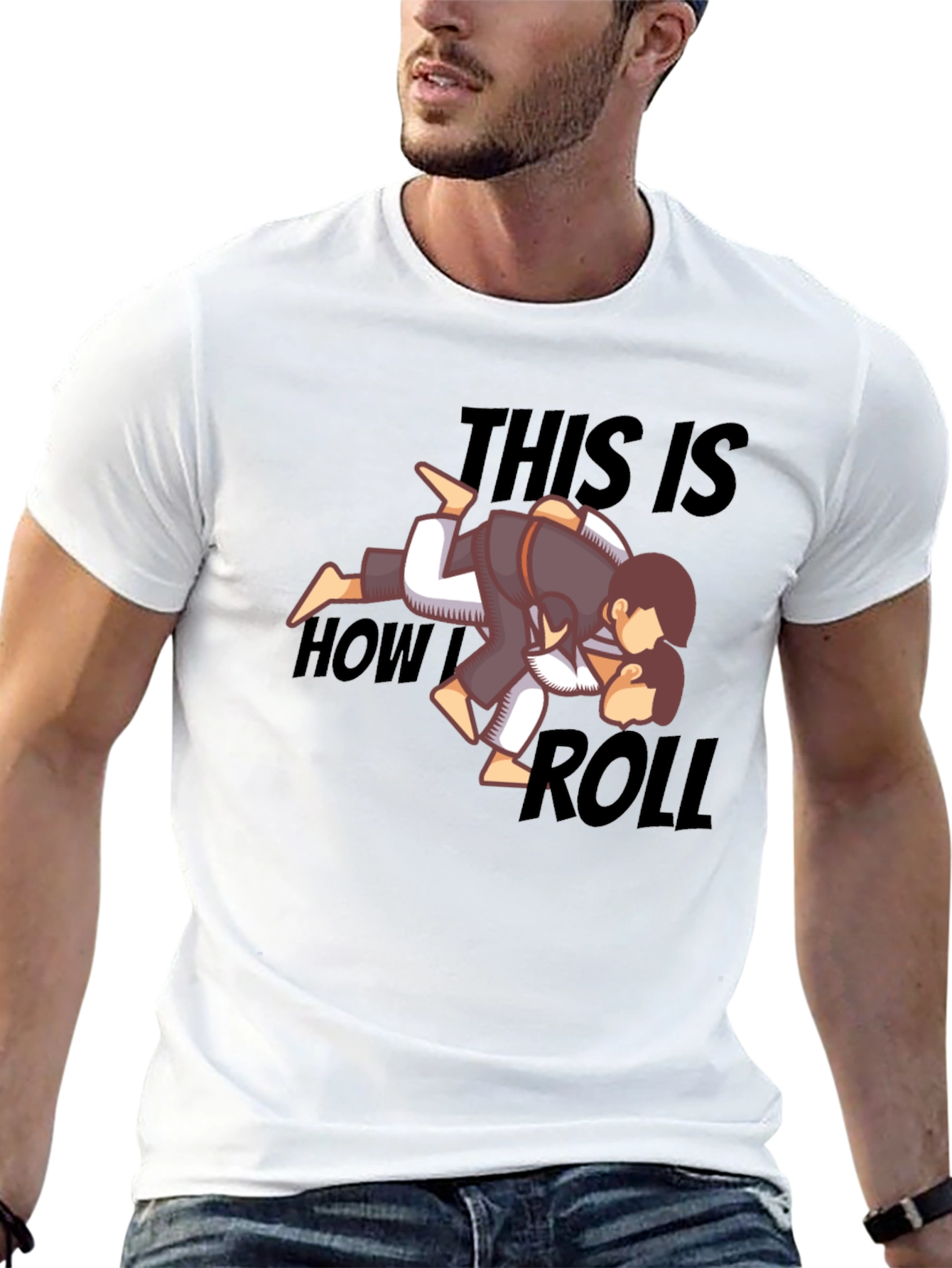 BJJ This Is How We Roll Graphic T-Shirt