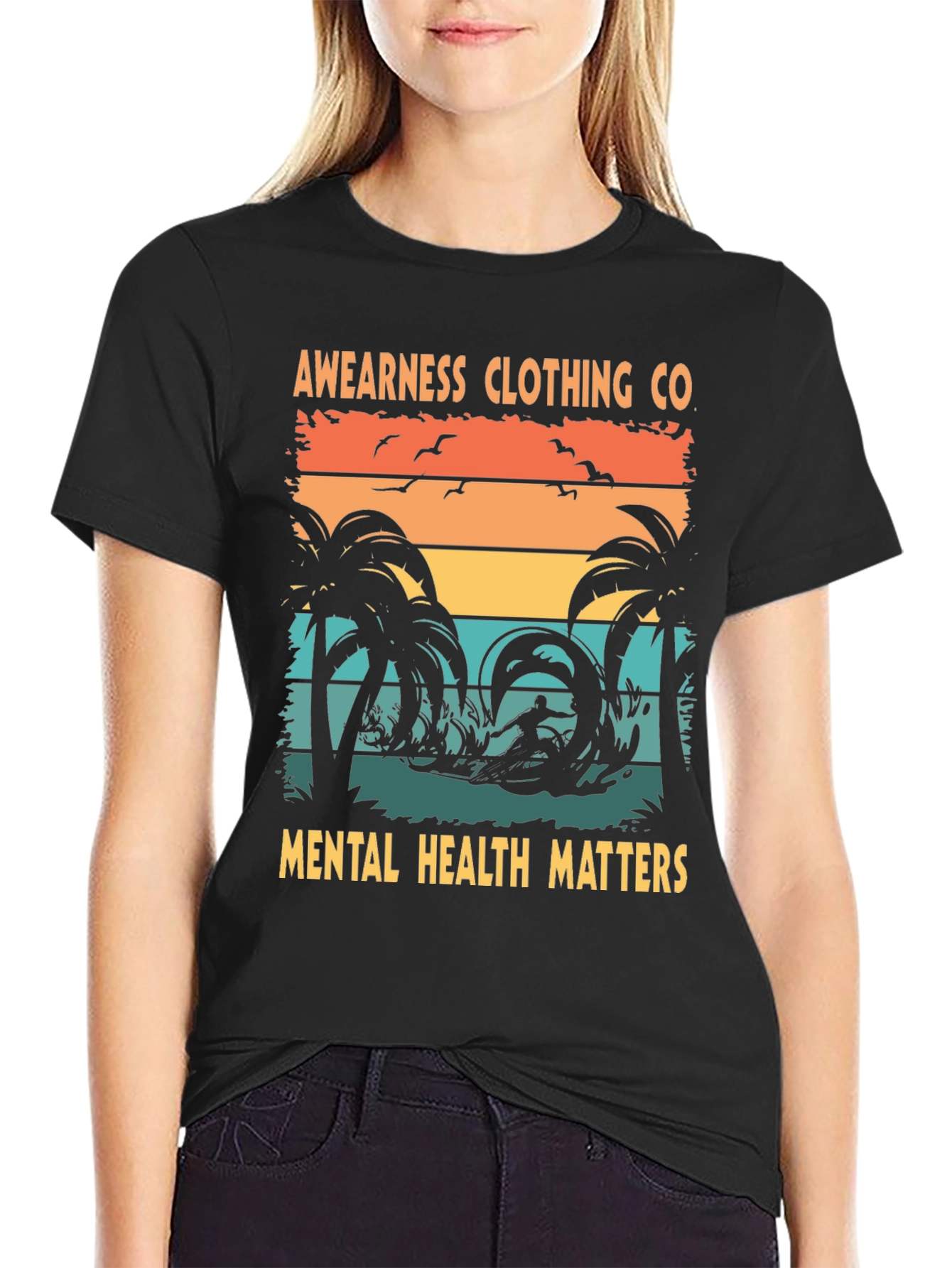 Awareness Clothing Co. Mental Health Matters T-Shirt