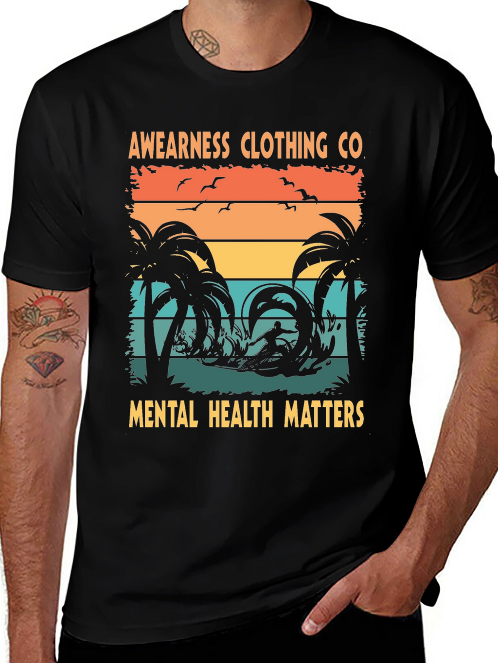 Awareness Clothing Co. Mental Health Matters T-Shirt