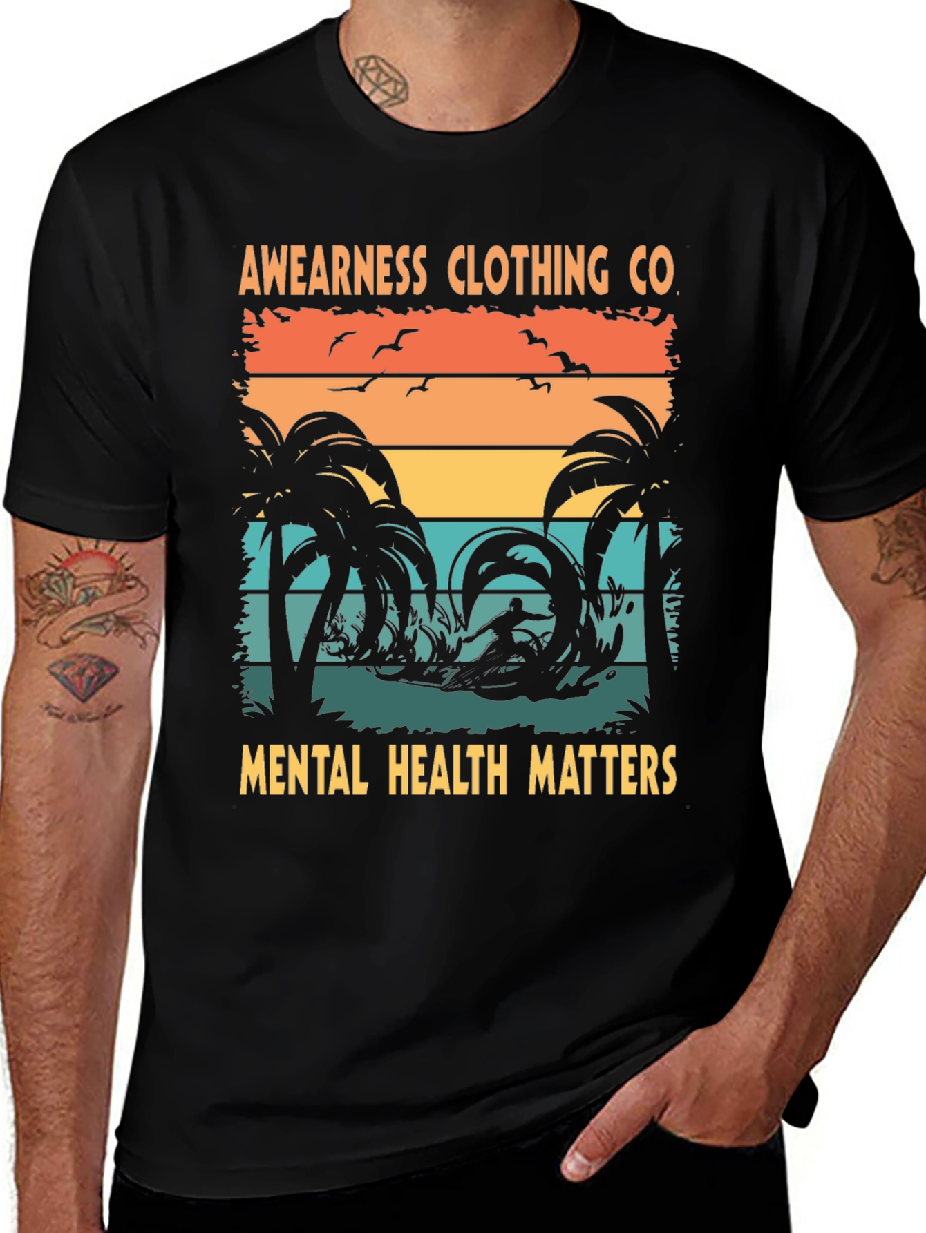 Awareness Clothing Co. Mental Health Matters T-Shirt