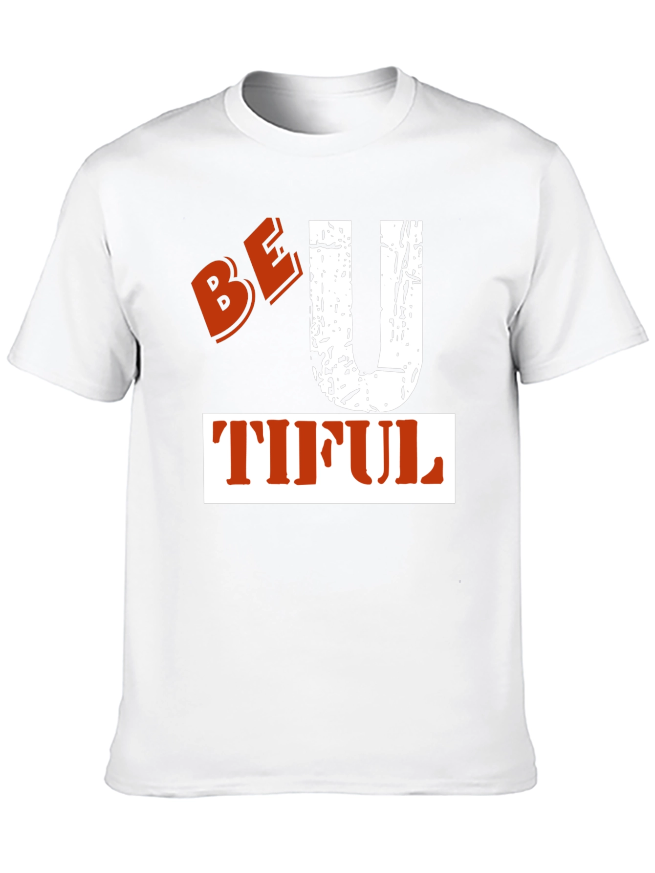Be-U-Tiful Graphic Tee - Black Cotton T-Shirt