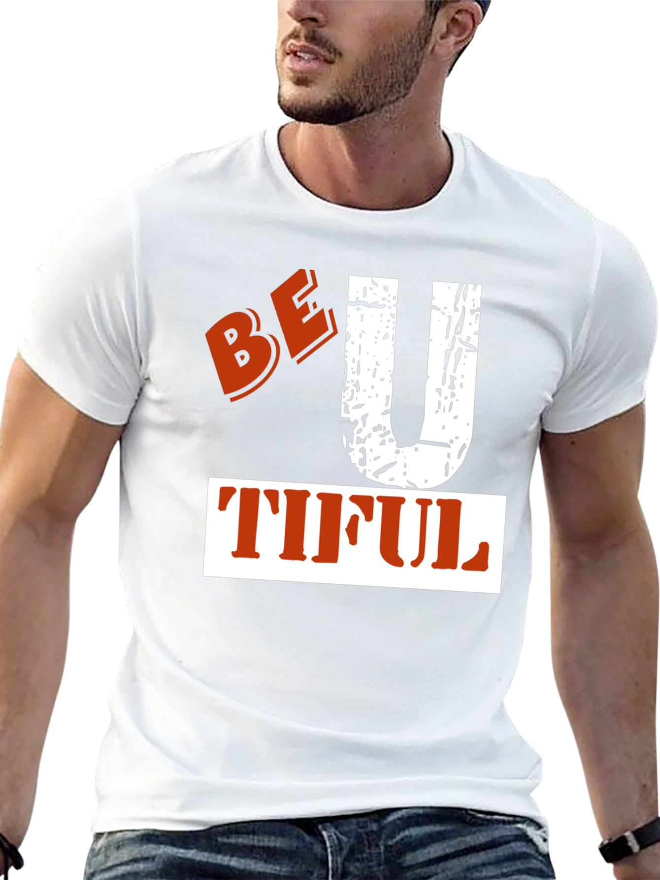 Be-U-Tiful Graphic Tee - Black Cotton T-Shirt