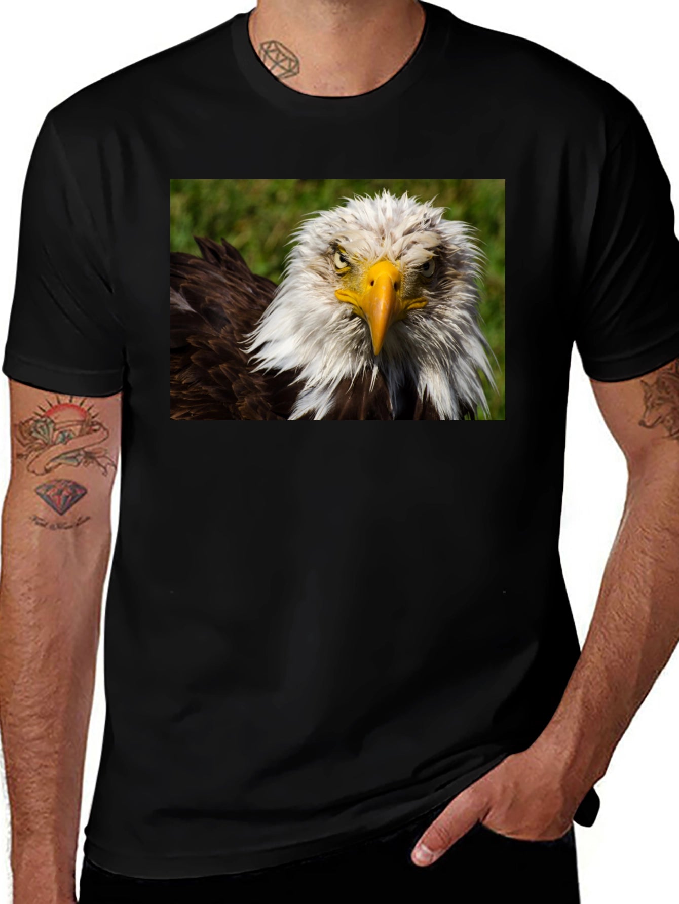 Bald Eagle Graphic T-Shirt - Bold American Style