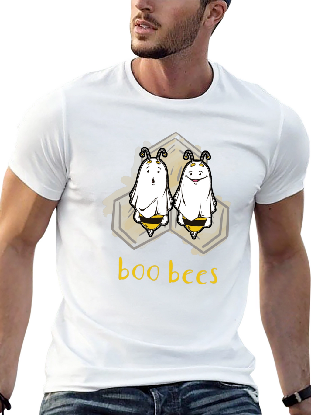 Boo Bees Halloween T-Shirt - Spooky Season