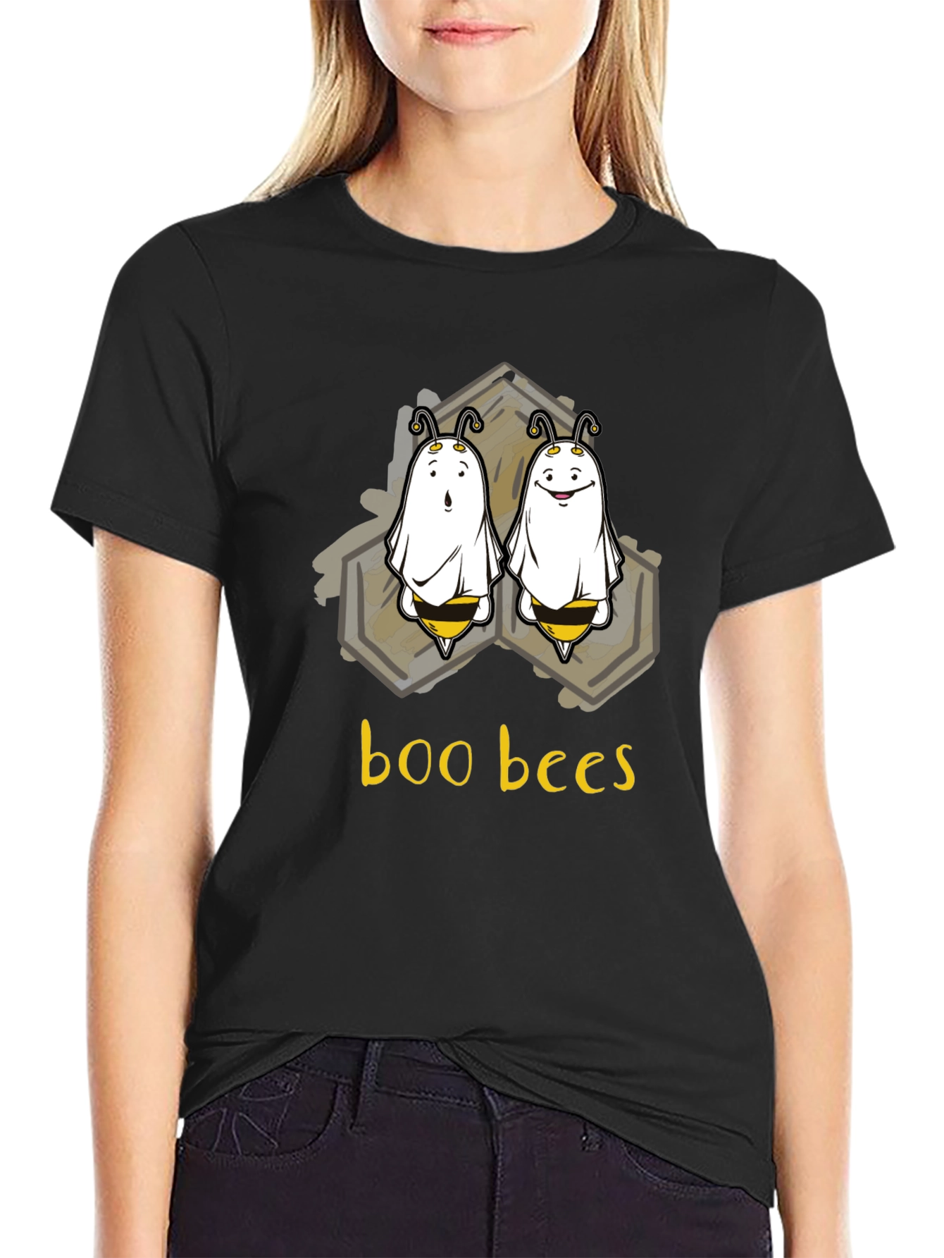 Boo Bees Halloween T-Shirt - Spooky Season