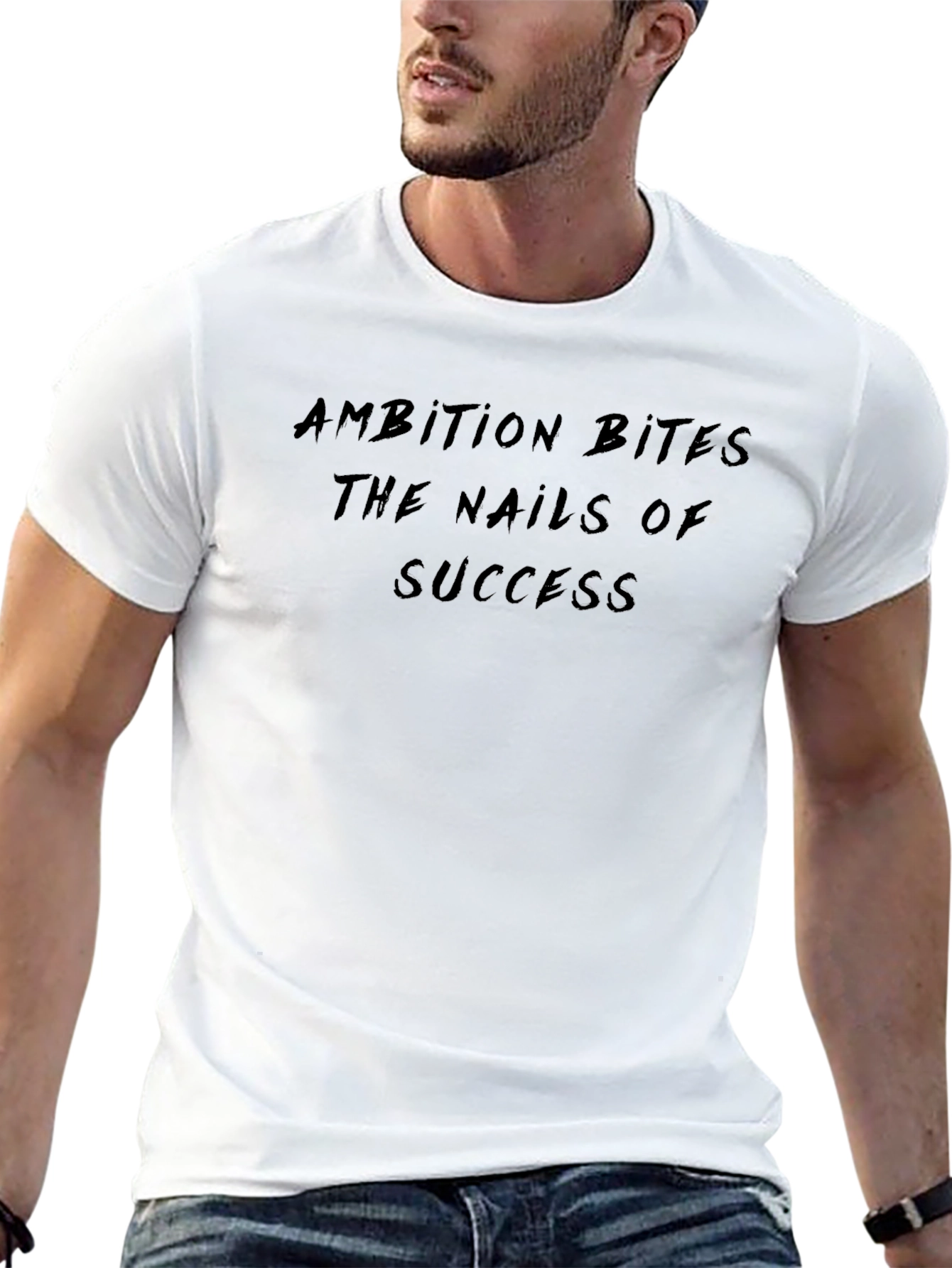 Ambition Bites Success T-Shirt - Dark Humor Tee