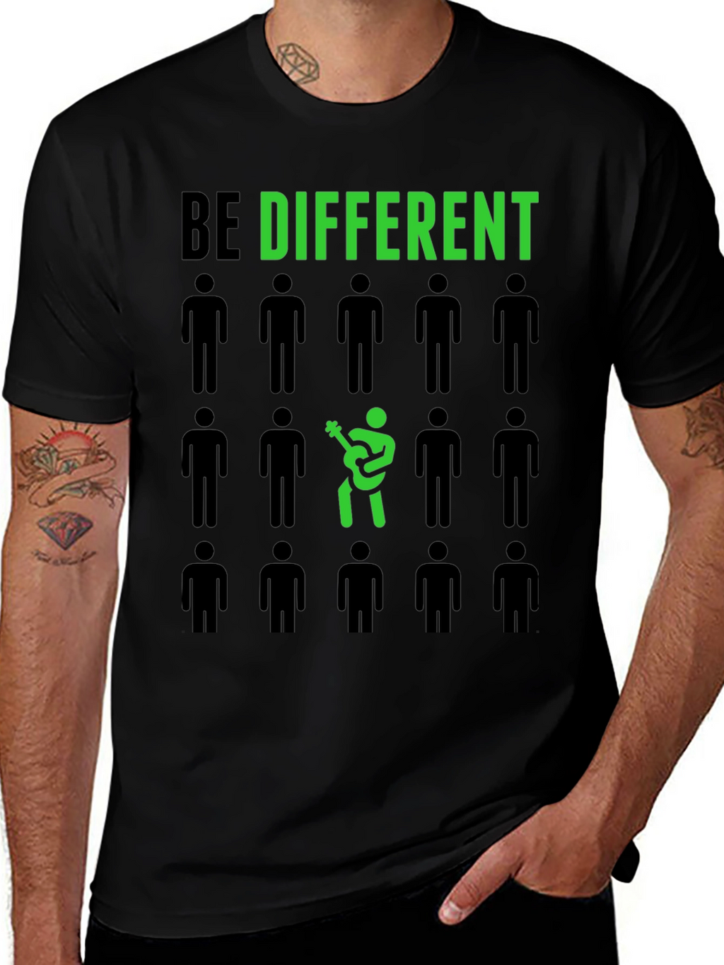 Be Different T-Shirt - Unique Graphic Tee
