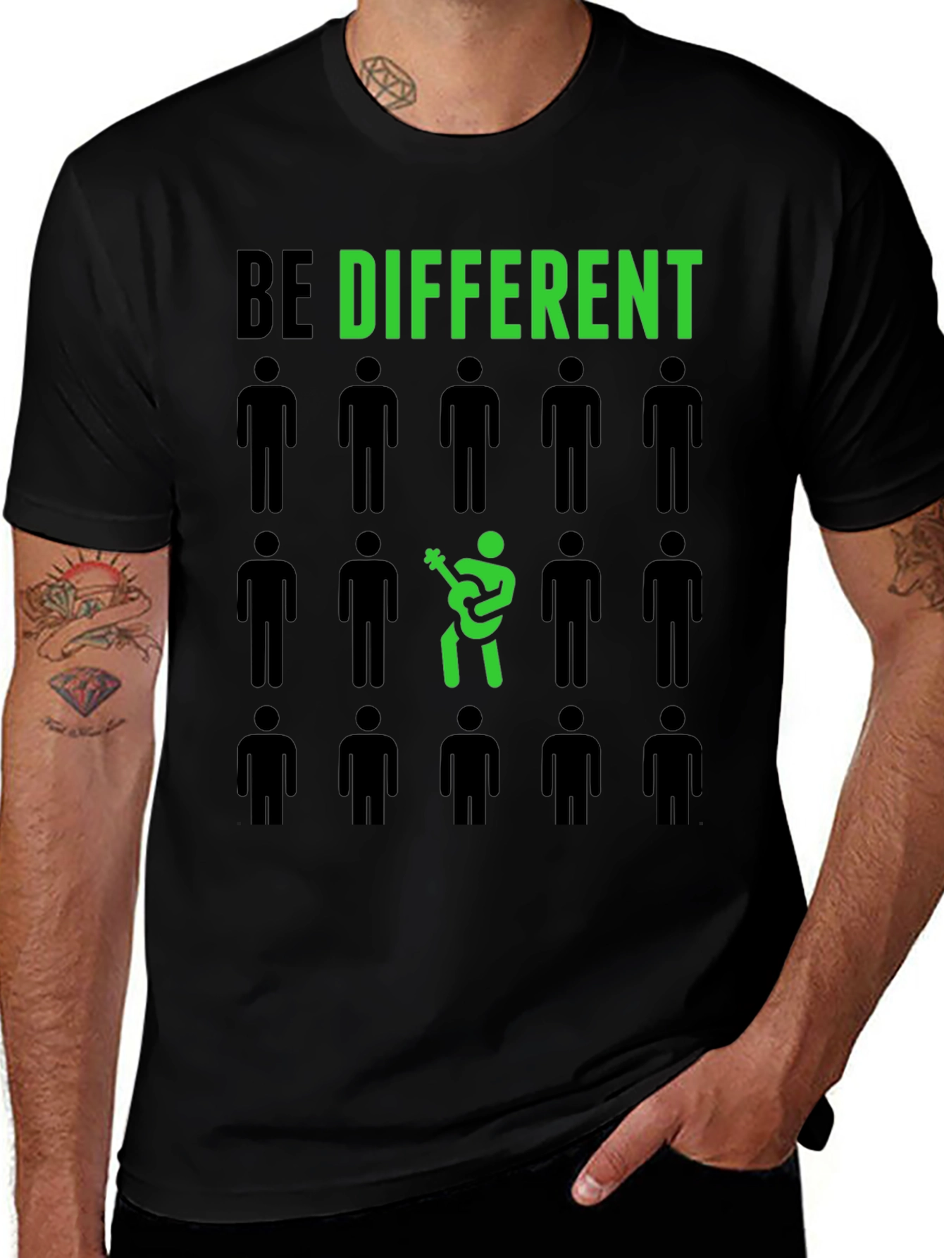 Be Different T-Shirt - Unique Graphic Tee
