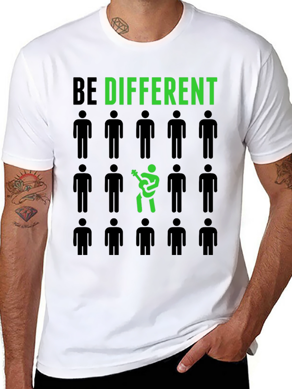 Be Different T-Shirt - Unique Graphic Tee