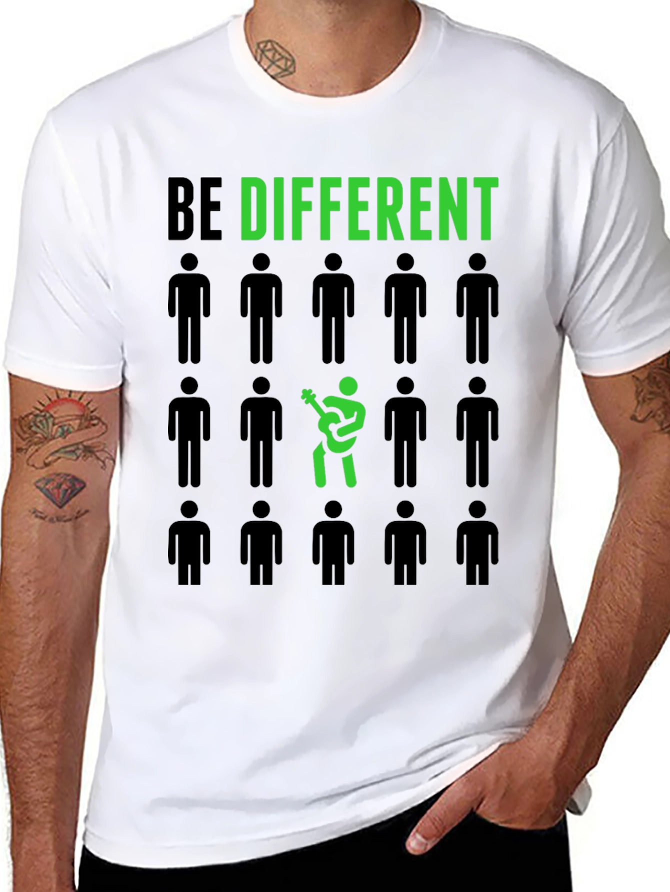 Be Different T-Shirt - Unique Graphic Tee