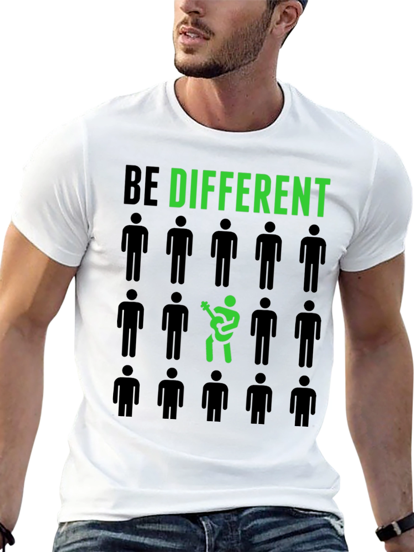 Be Different T-Shirt - Unique Graphic Tee