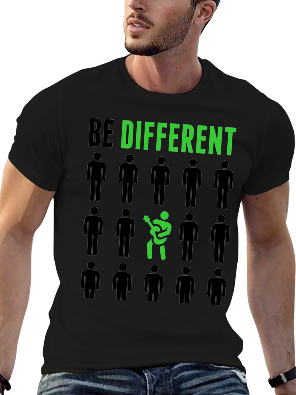 Be Different T-Shirt - Unique Graphic Tee