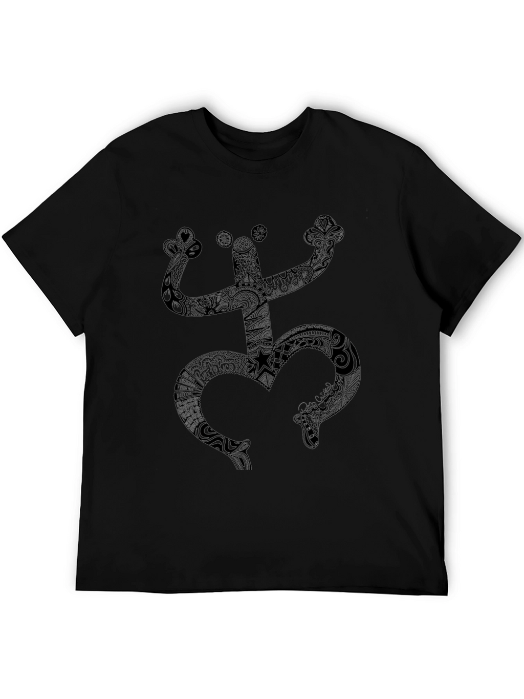 Black Coqui Taino Symbol Mens T-Shirt