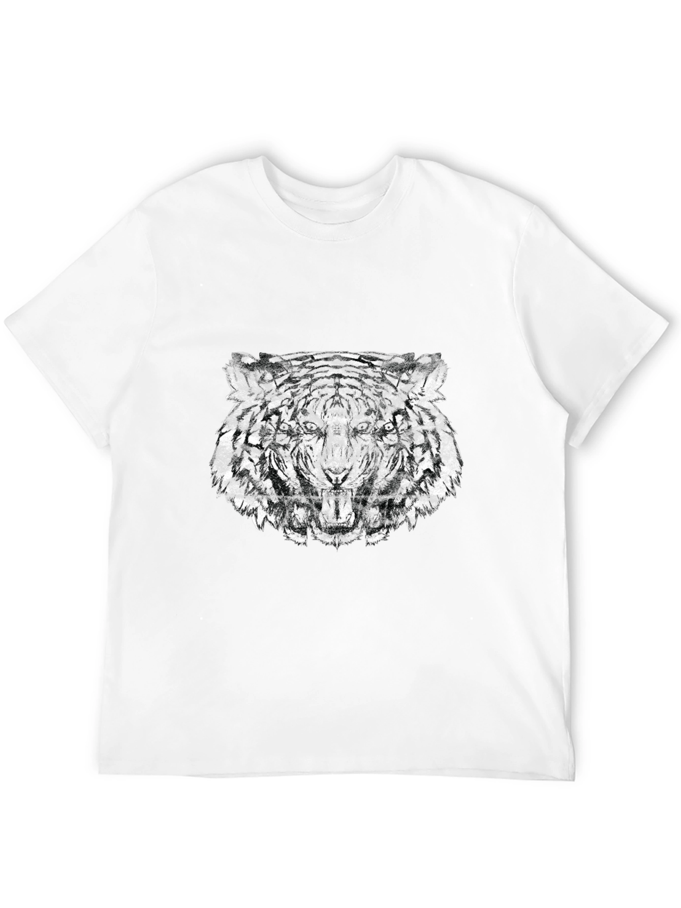 Black Tiger Graphic T-Shirt