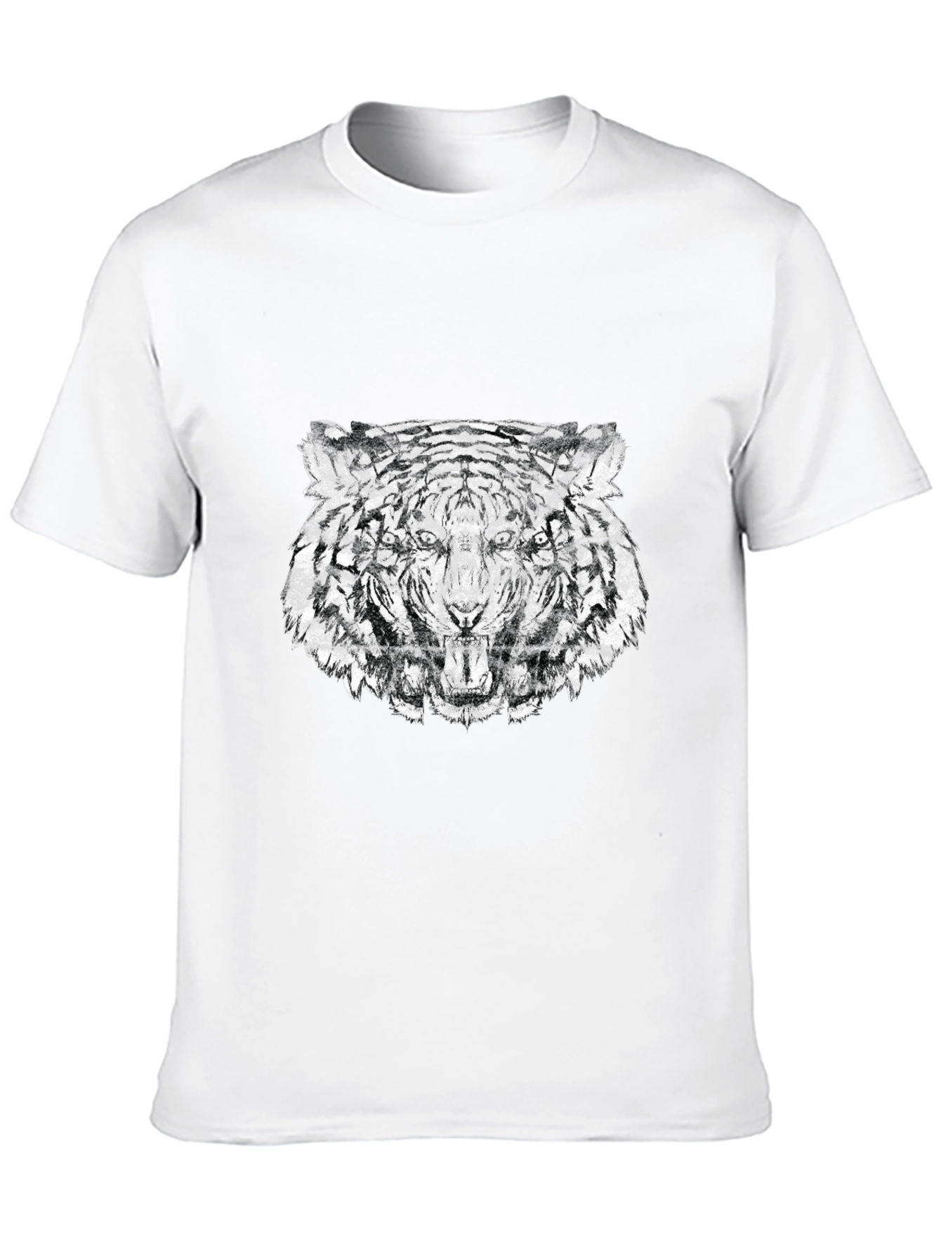 Black Tiger Graphic T-Shirt
