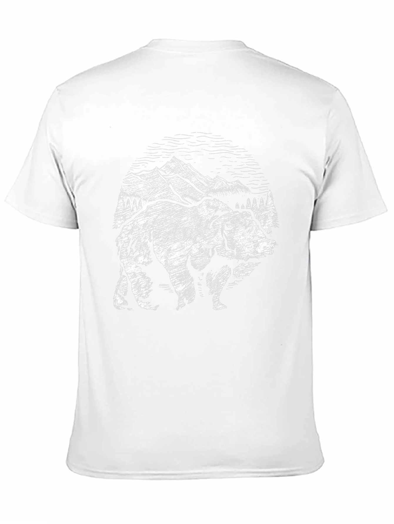 Black Bear Mountain Graphic T-Shirt - Nature Adventure Tee