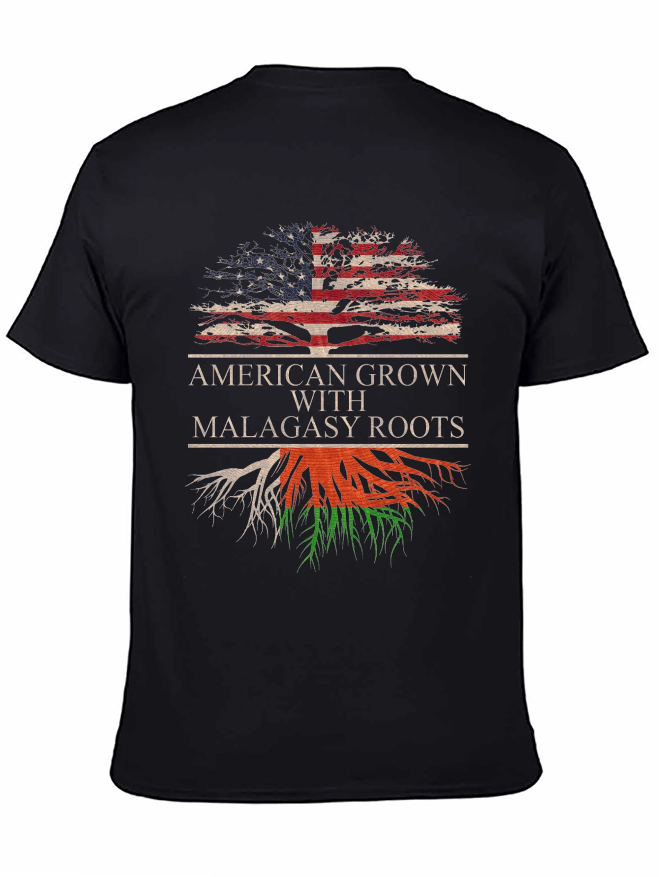 American Grown with Malagasy Roots T-Shirt