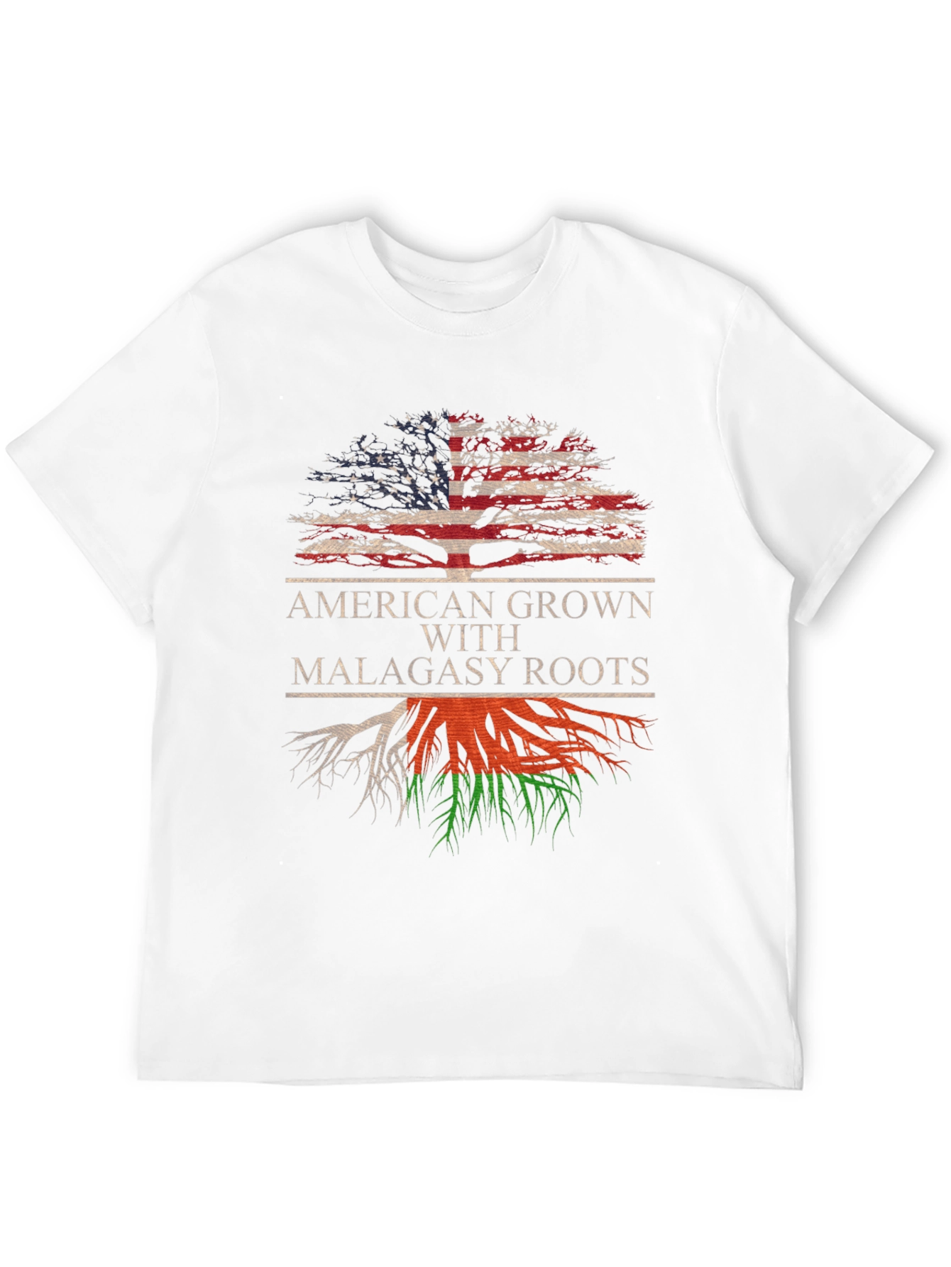 American Grown with Malagasy Roots T-Shirt