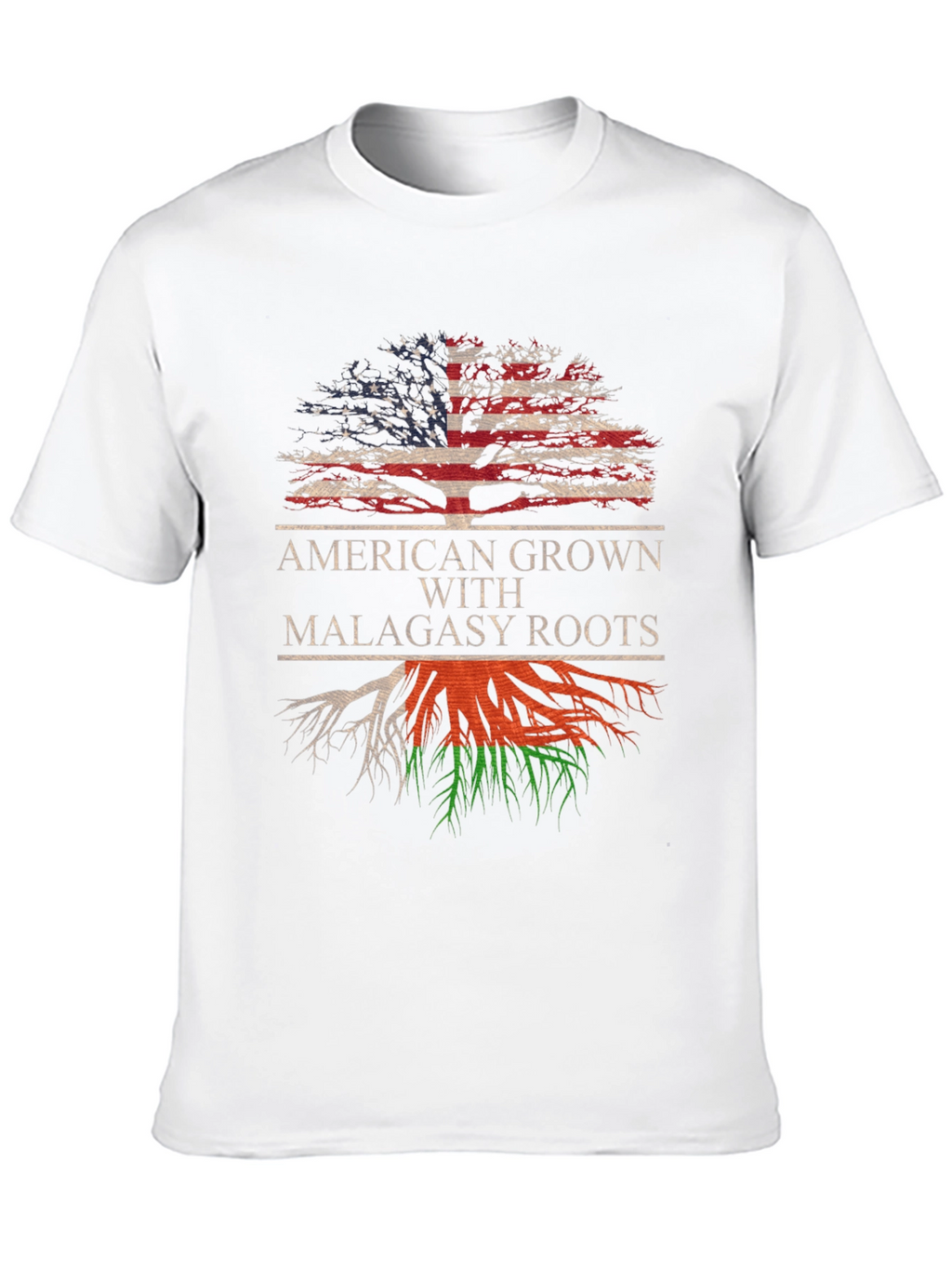 American Grown with Malagasy Roots T-Shirt