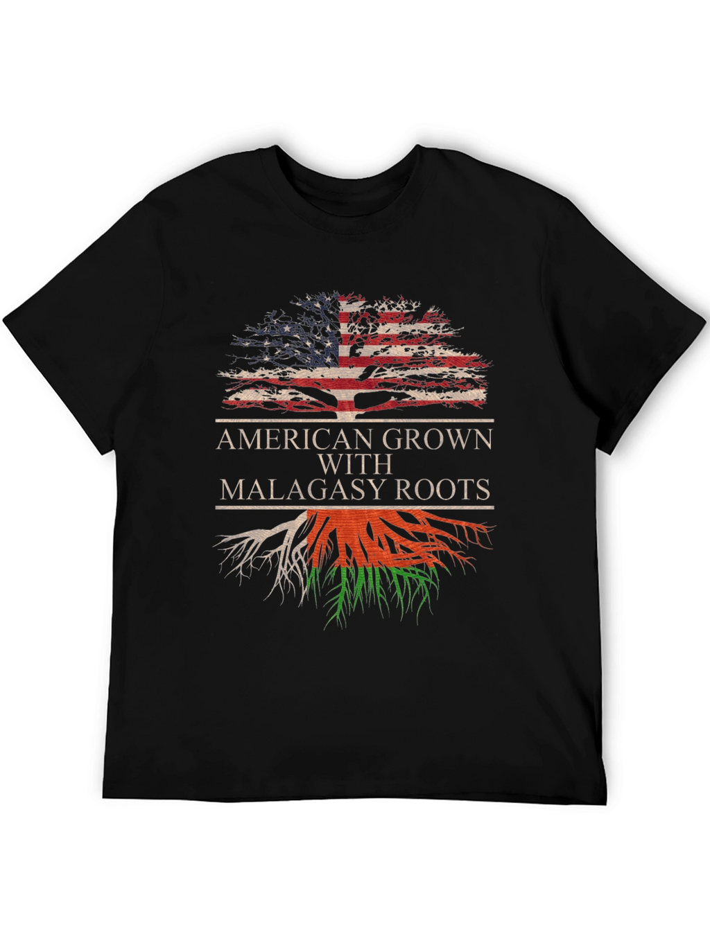 American Grown with Malagasy Roots T-Shirt