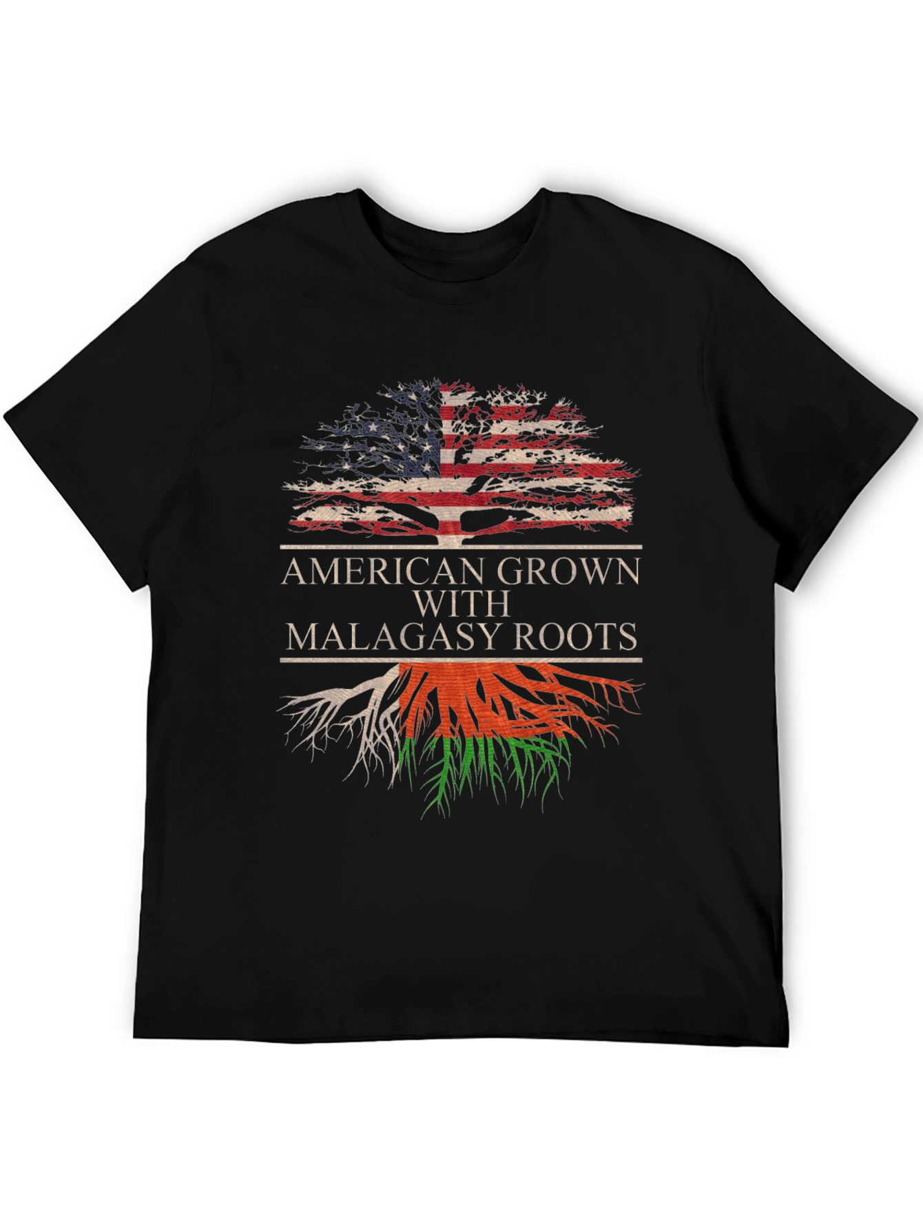 American Grown with Malagasy Roots T-Shirt