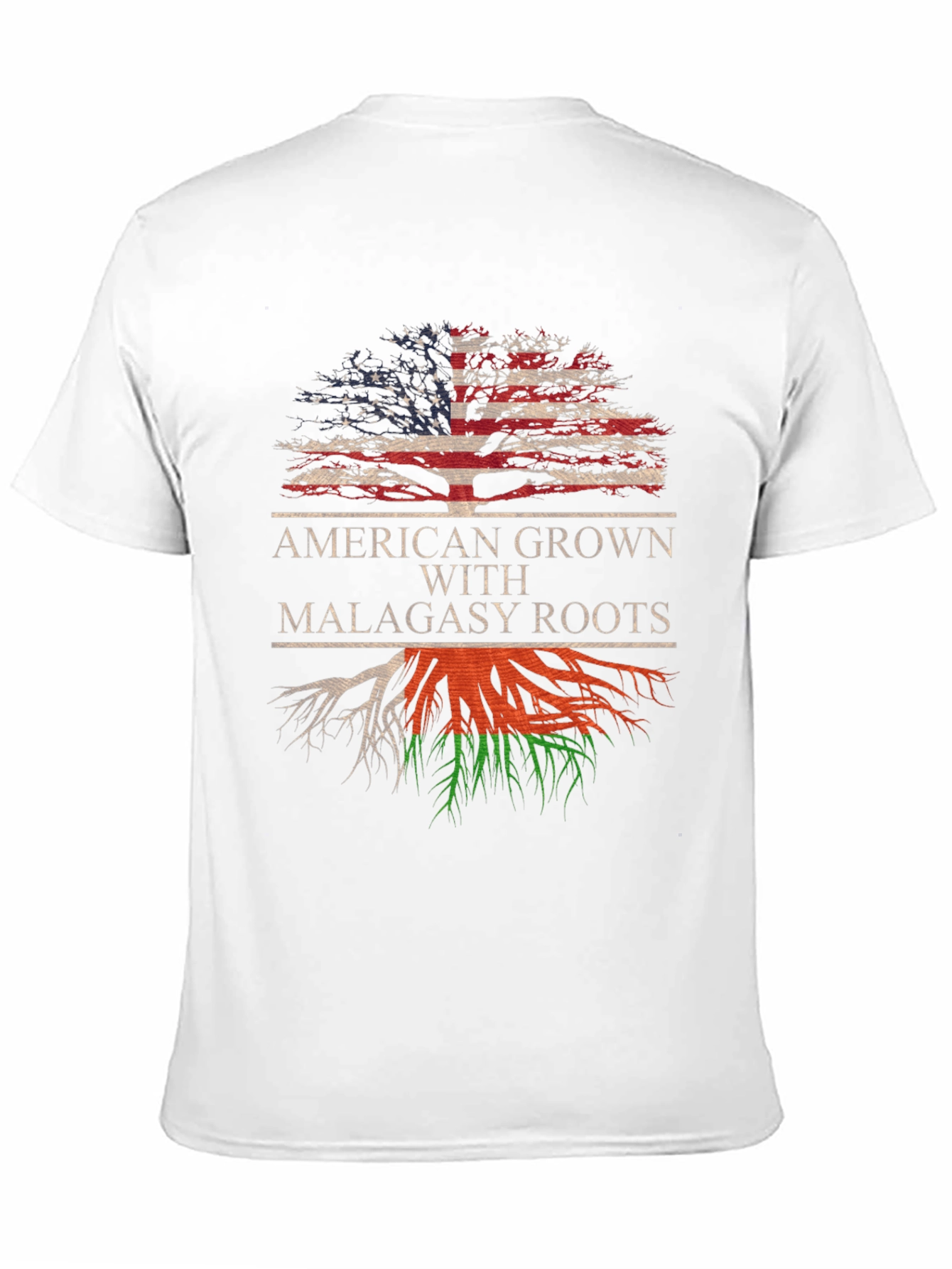 American Grown with Malagasy Roots T-Shirt