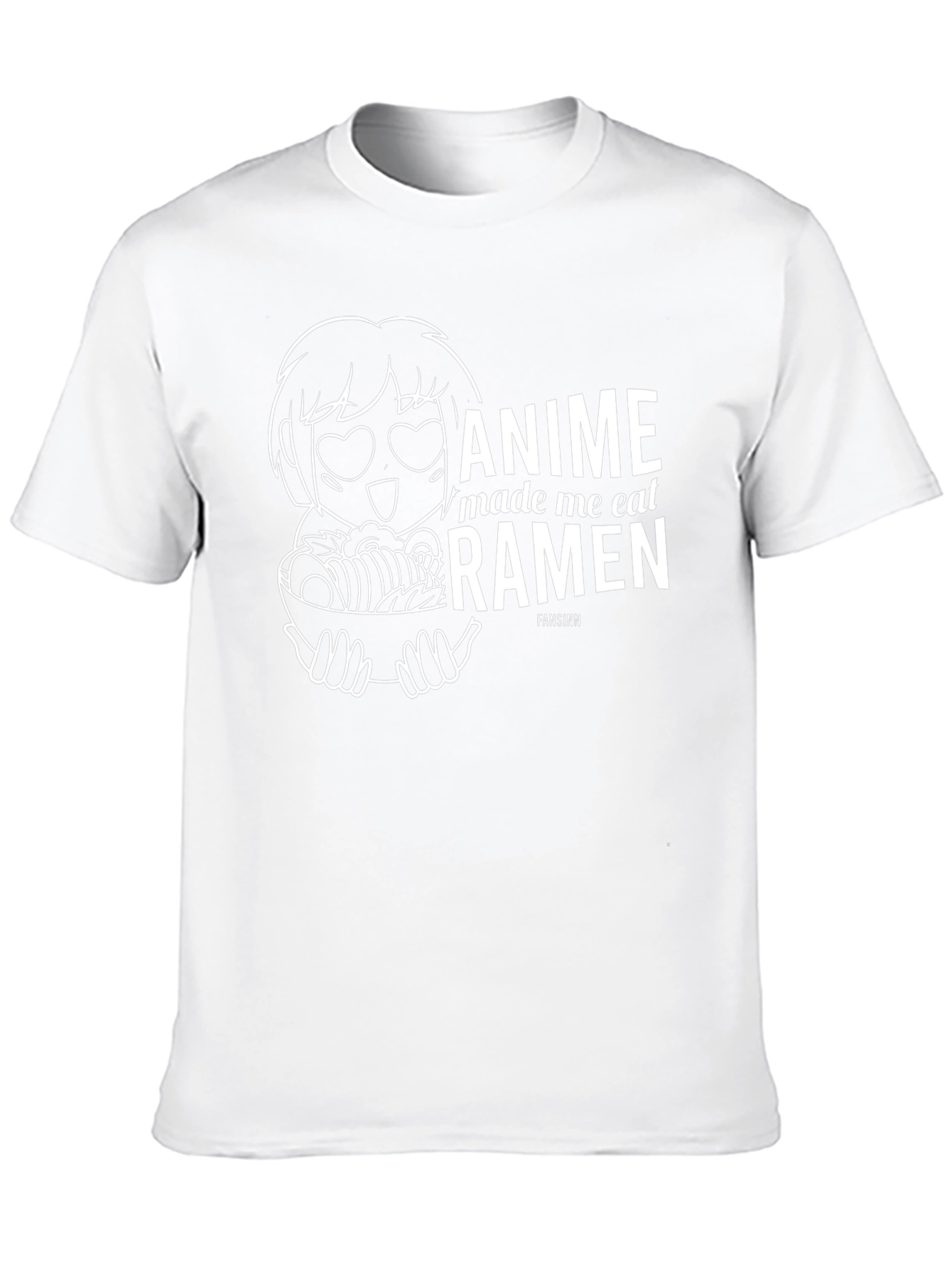 Anime Made Me Eat Ramen Funny T-Shirt