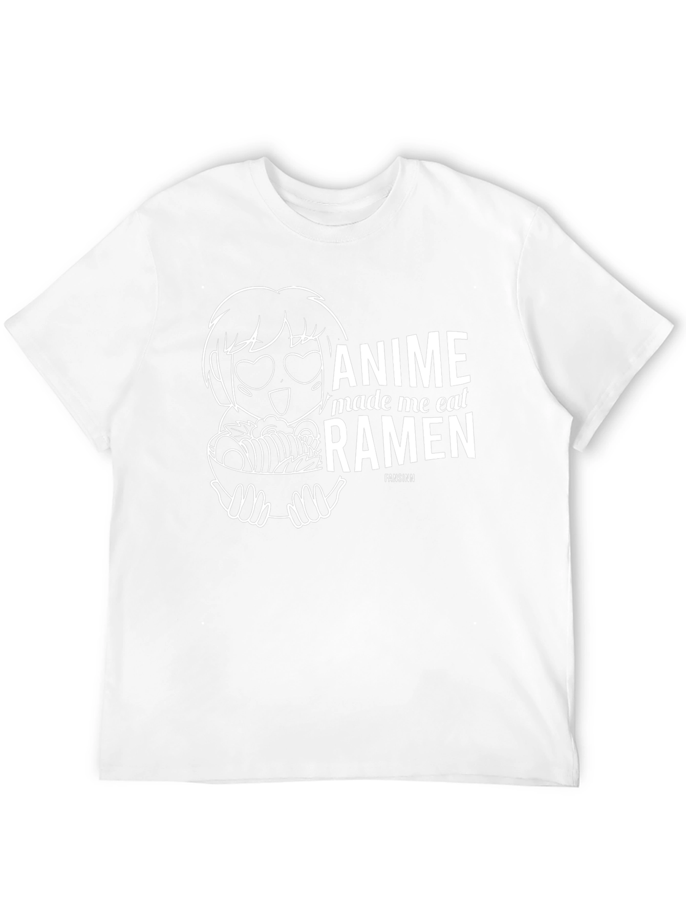 Anime Made Me Eat Ramen Funny T-Shirt
