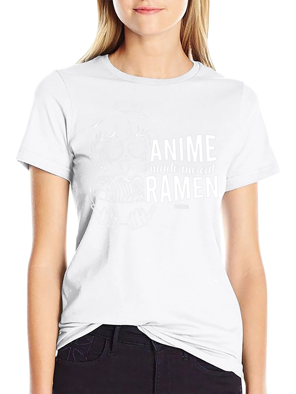 Anime Made Me Eat Ramen Funny T-Shirt