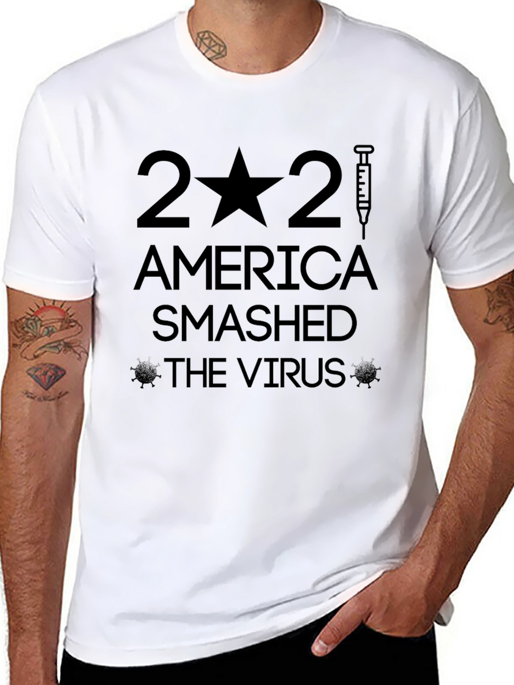 America Smashed The Virus 2021 T-Shirt