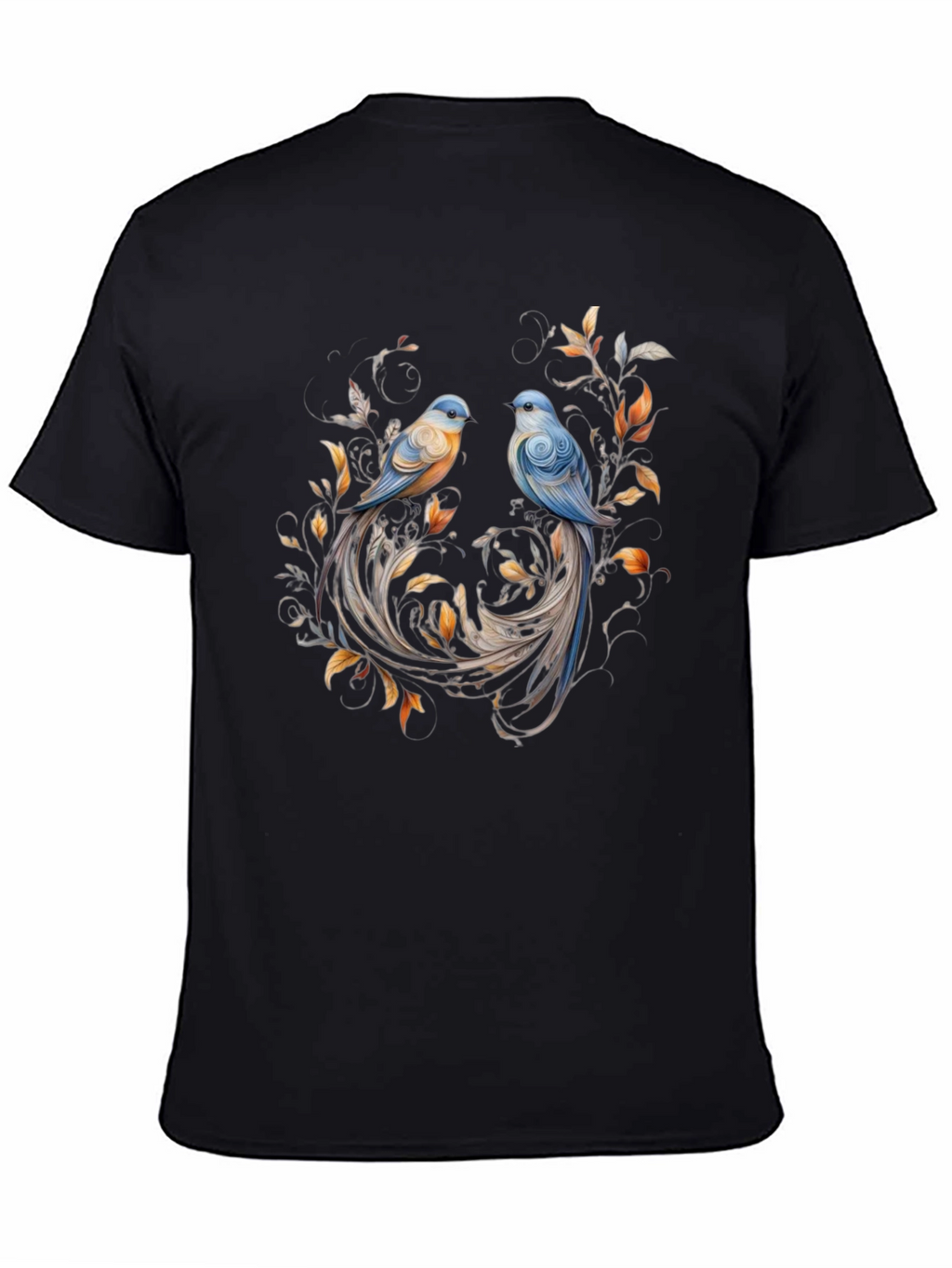 Bird Graphic Tee - Stylish Nature Print