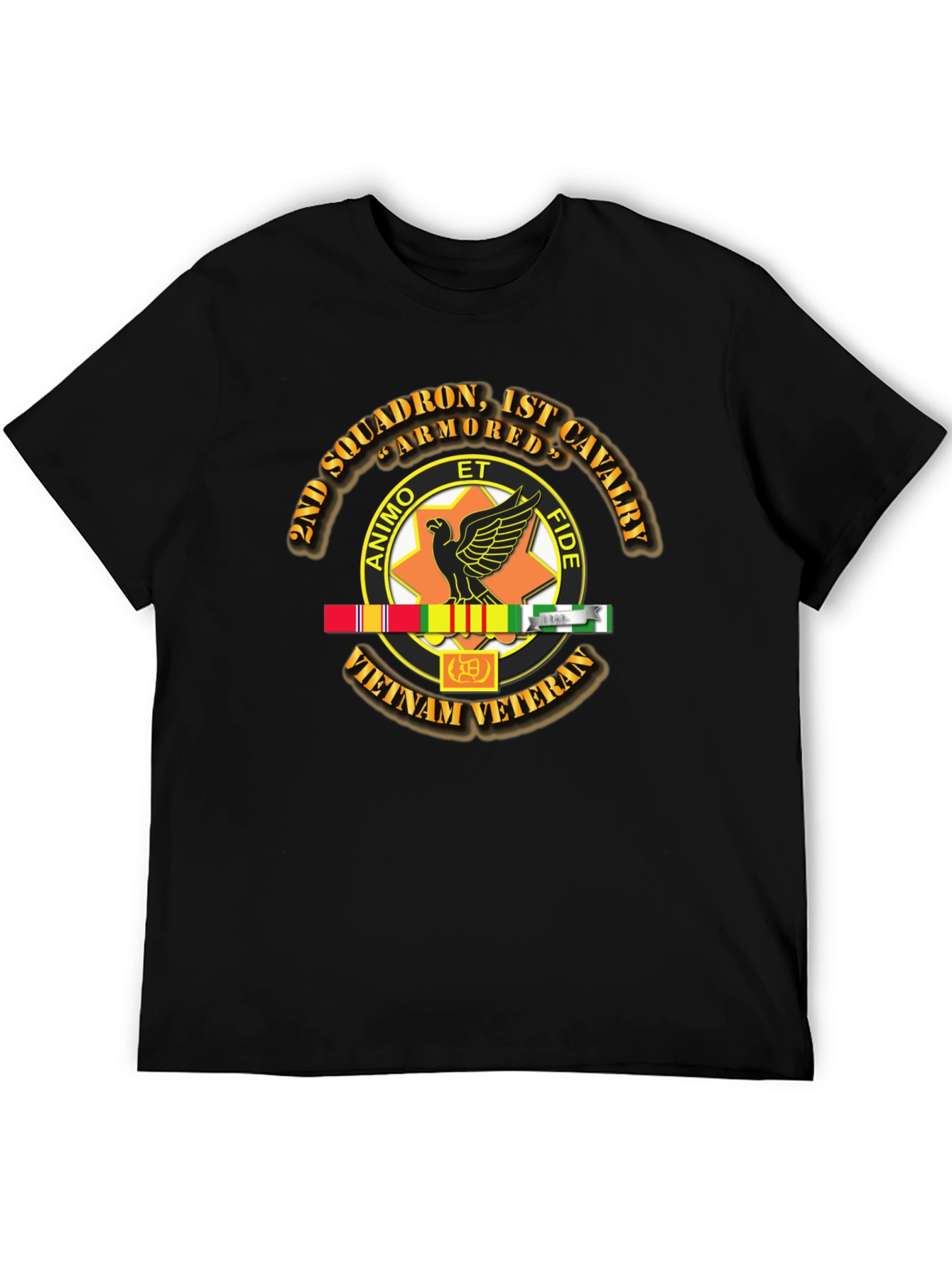 2nd Squadron 1st Cavalry Vietnam Veteran T-Shirt