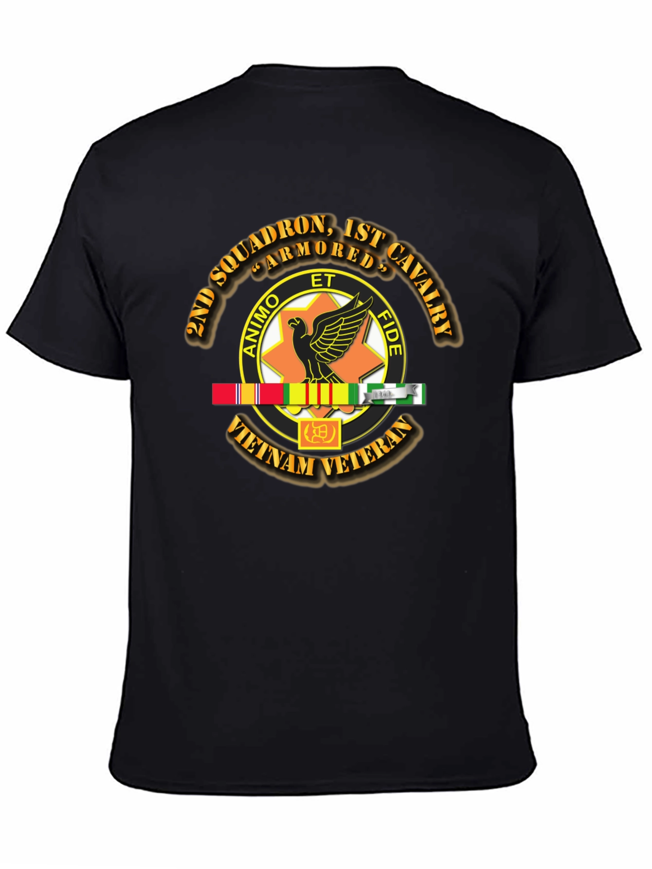 2nd Squadron 1st Cavalry Vietnam Veteran T-Shirt