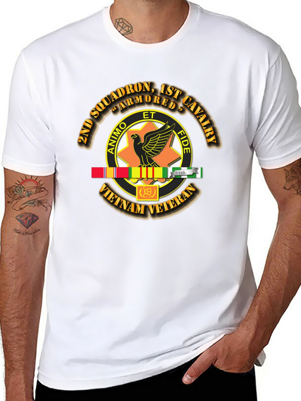 2nd Squadron 1st Cavalry Vietnam Veteran T-Shirt
