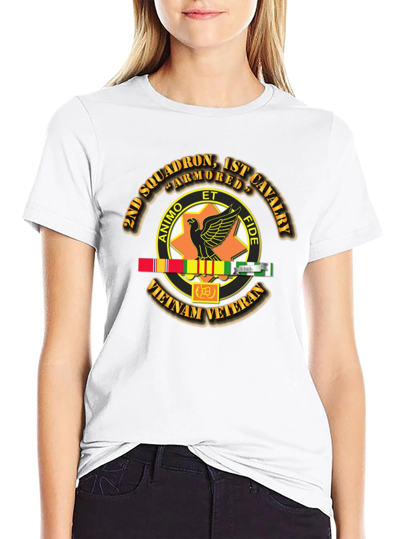 2nd Squadron 1st Cavalry Vietnam Veteran T-Shirt