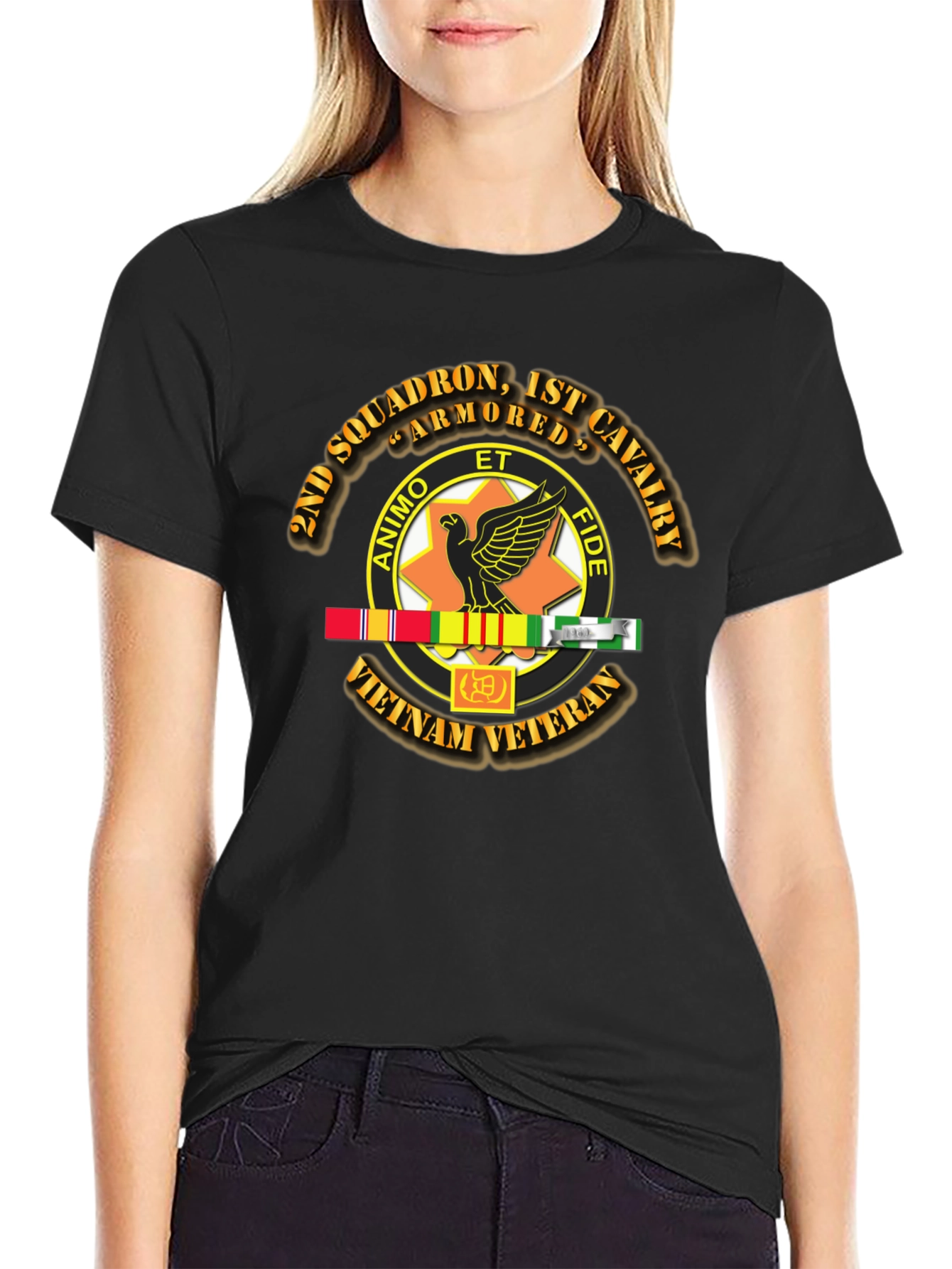 2nd Squadron 1st Cavalry Vietnam Veteran T-Shirt