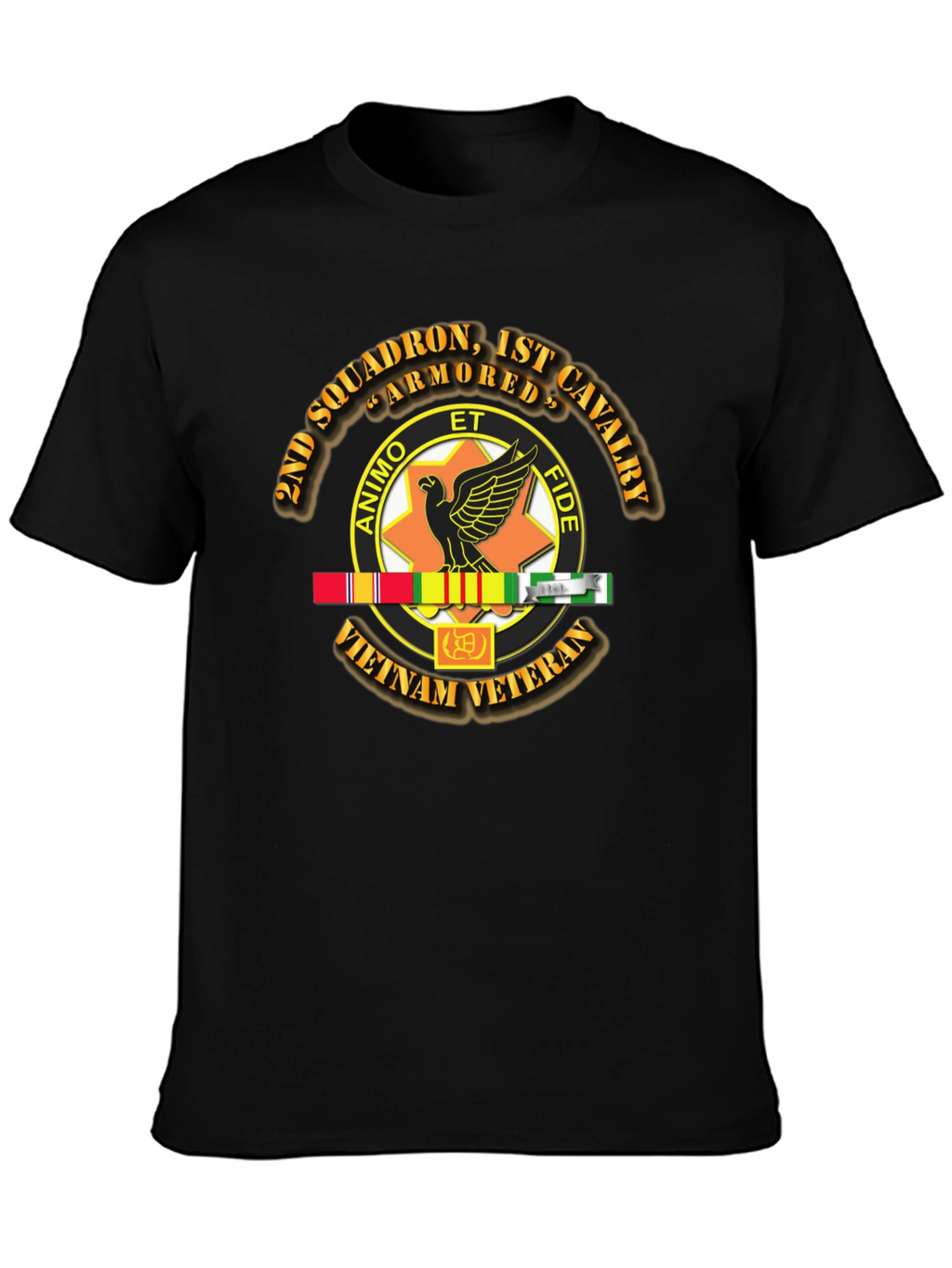 2nd Squadron 1st Cavalry Vietnam Veteran T-Shirt