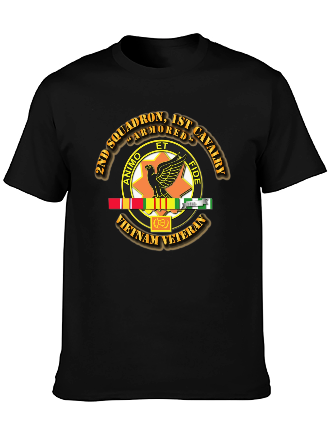 2nd Squadron 1st Cavalry Vietnam Veteran T-Shirt