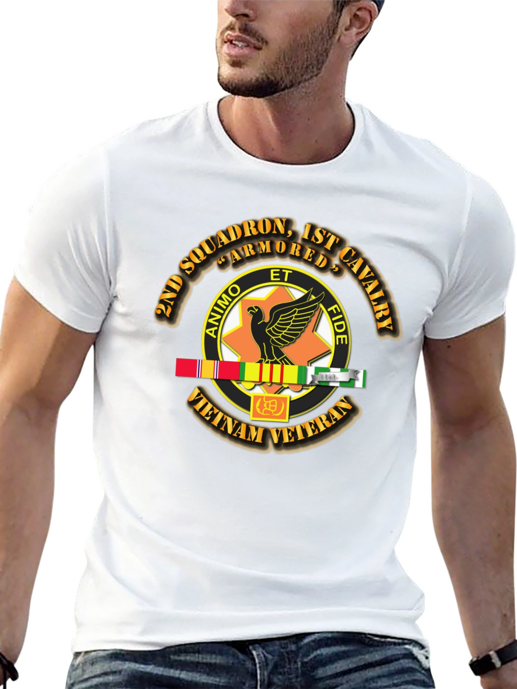 2nd Squadron 1st Cavalry Vietnam Veteran T-Shirt