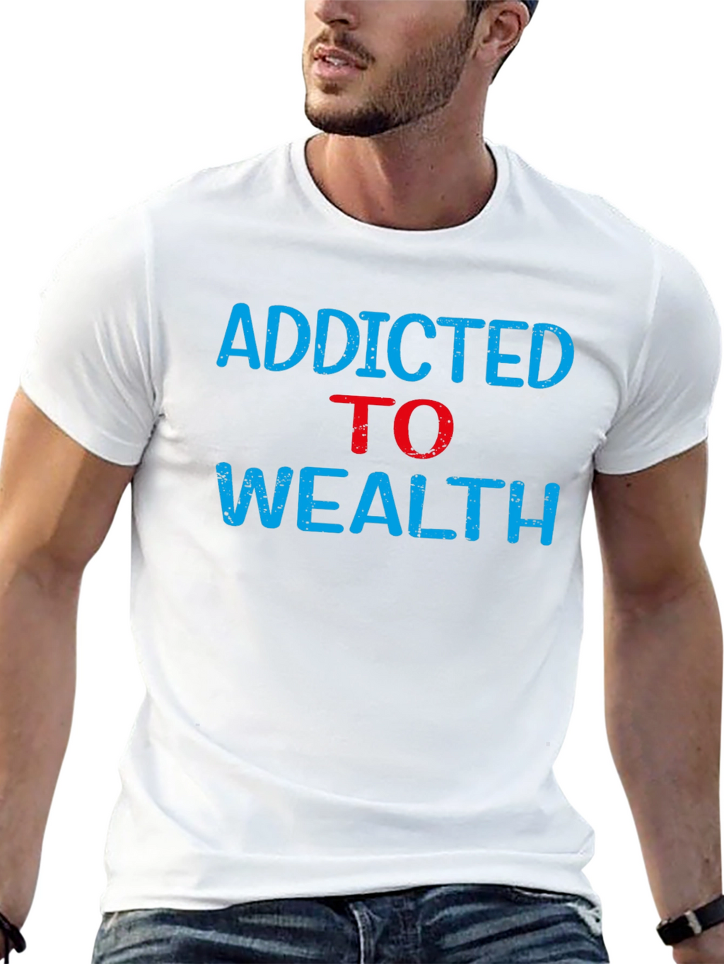 Addicted to Wealth Graphic Tee