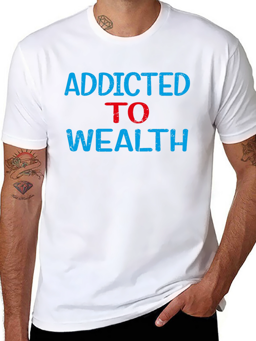 Addicted to Wealth Graphic Tee