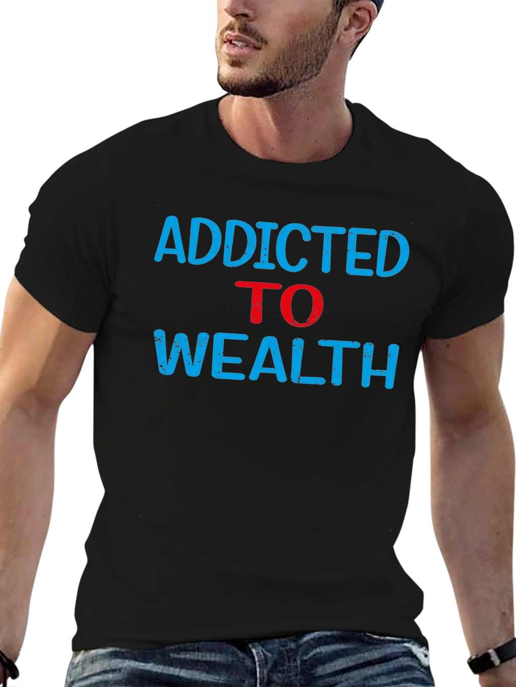 Addicted to Wealth Graphic Tee