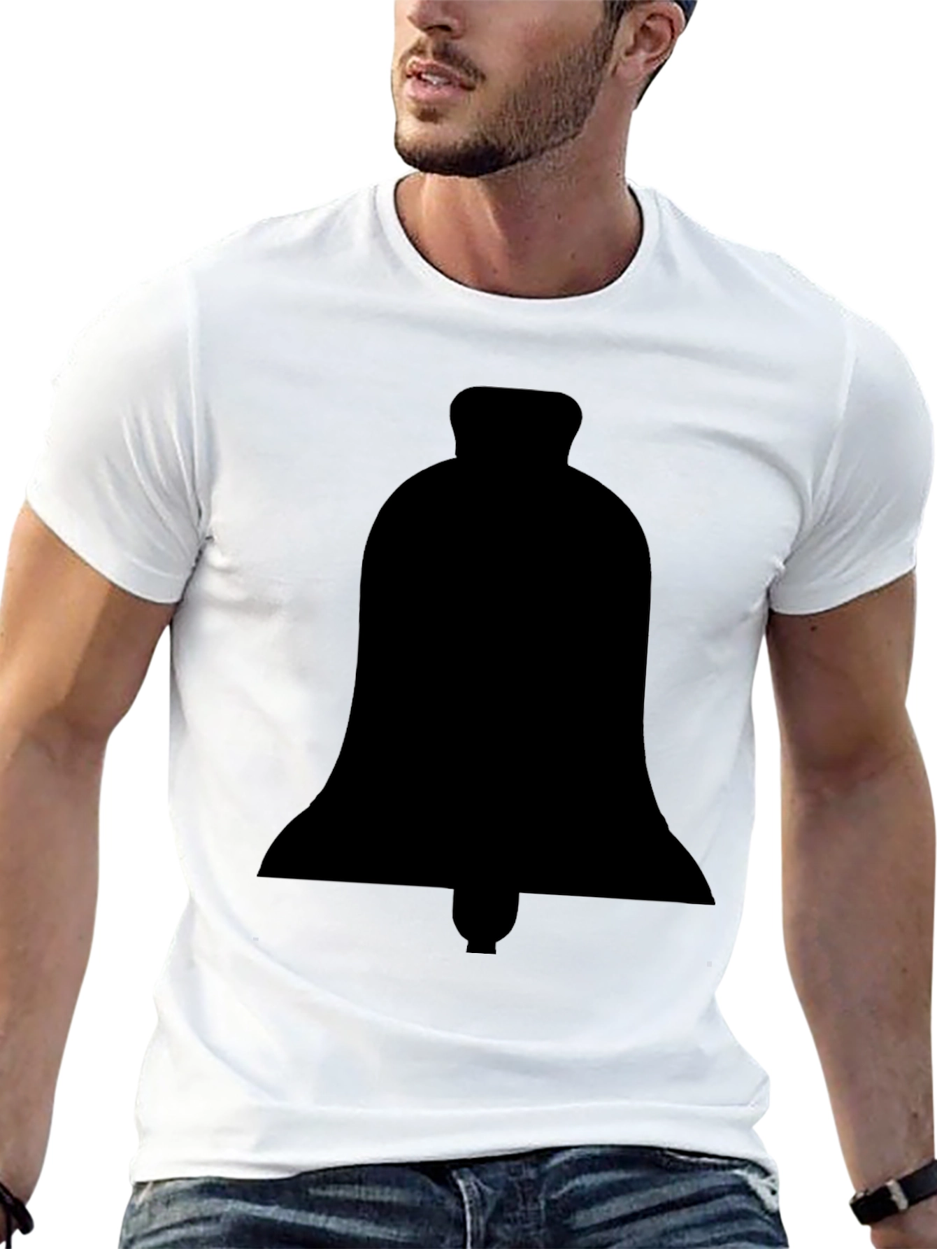 Black Bell Graphic Tee - Mens Casual Shirt