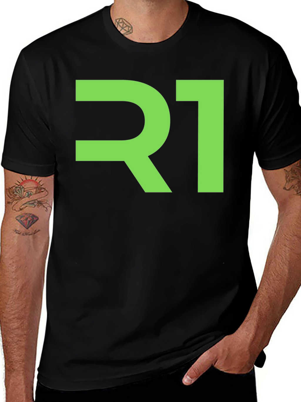 Bold R1 Graphic Tee - Modern Streetwear