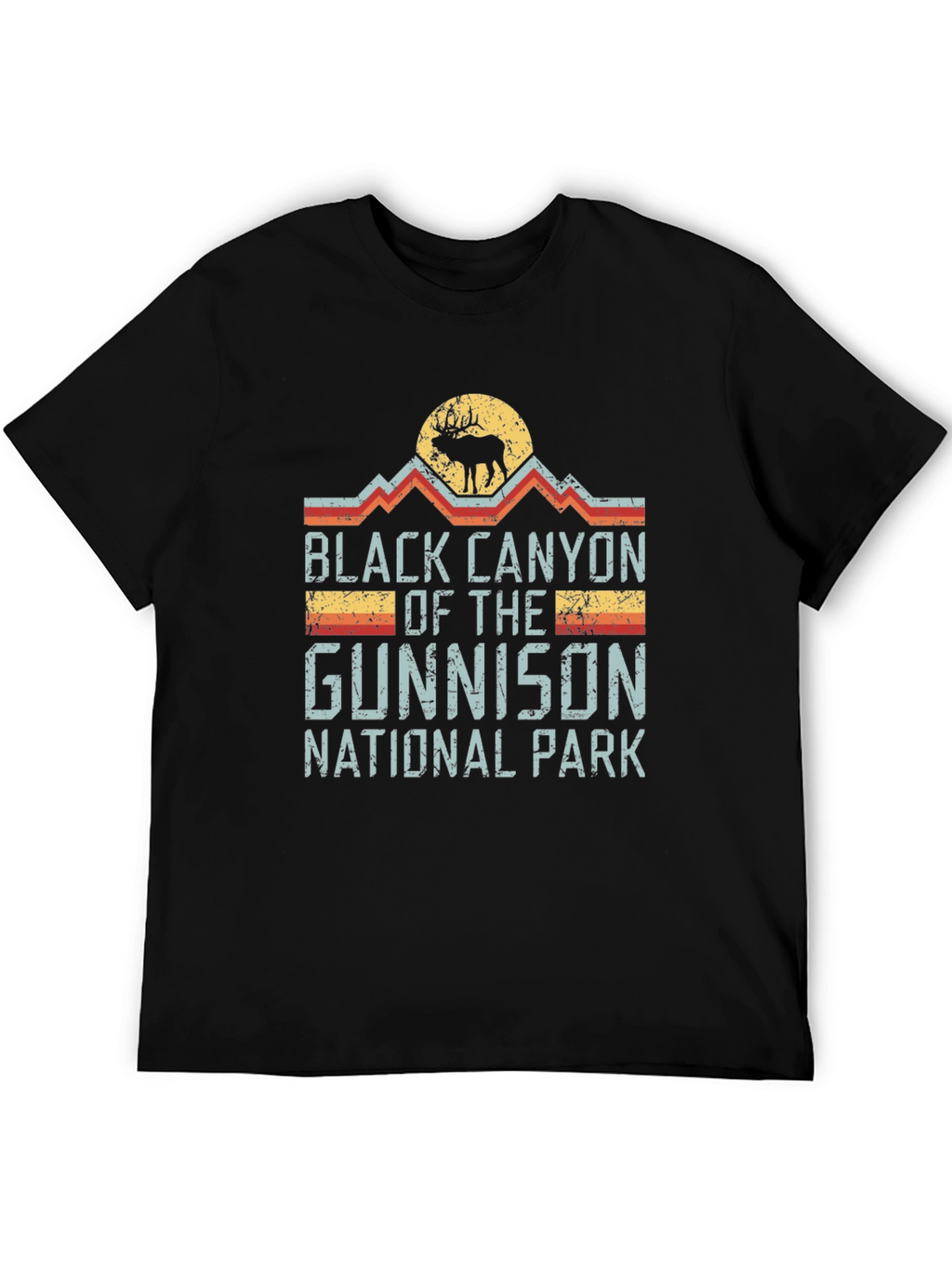 Black Canyon National Park Retro T-Shirt