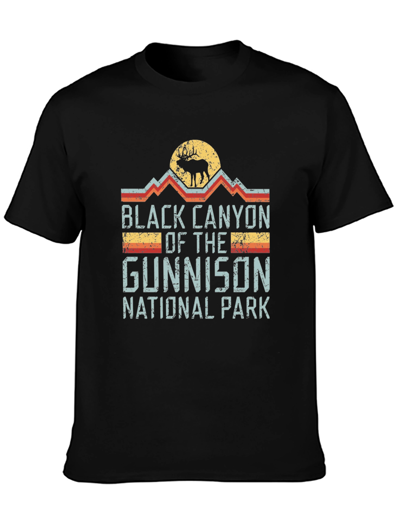 Black Canyon National Park Retro T-Shirt