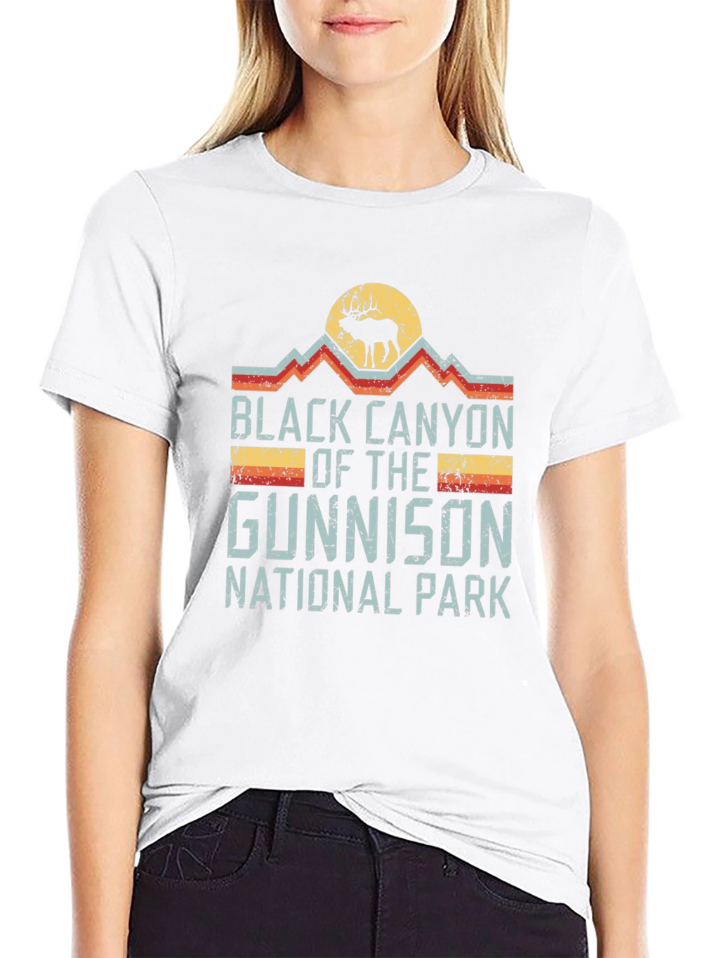 Black Canyon National Park Retro T-Shirt
