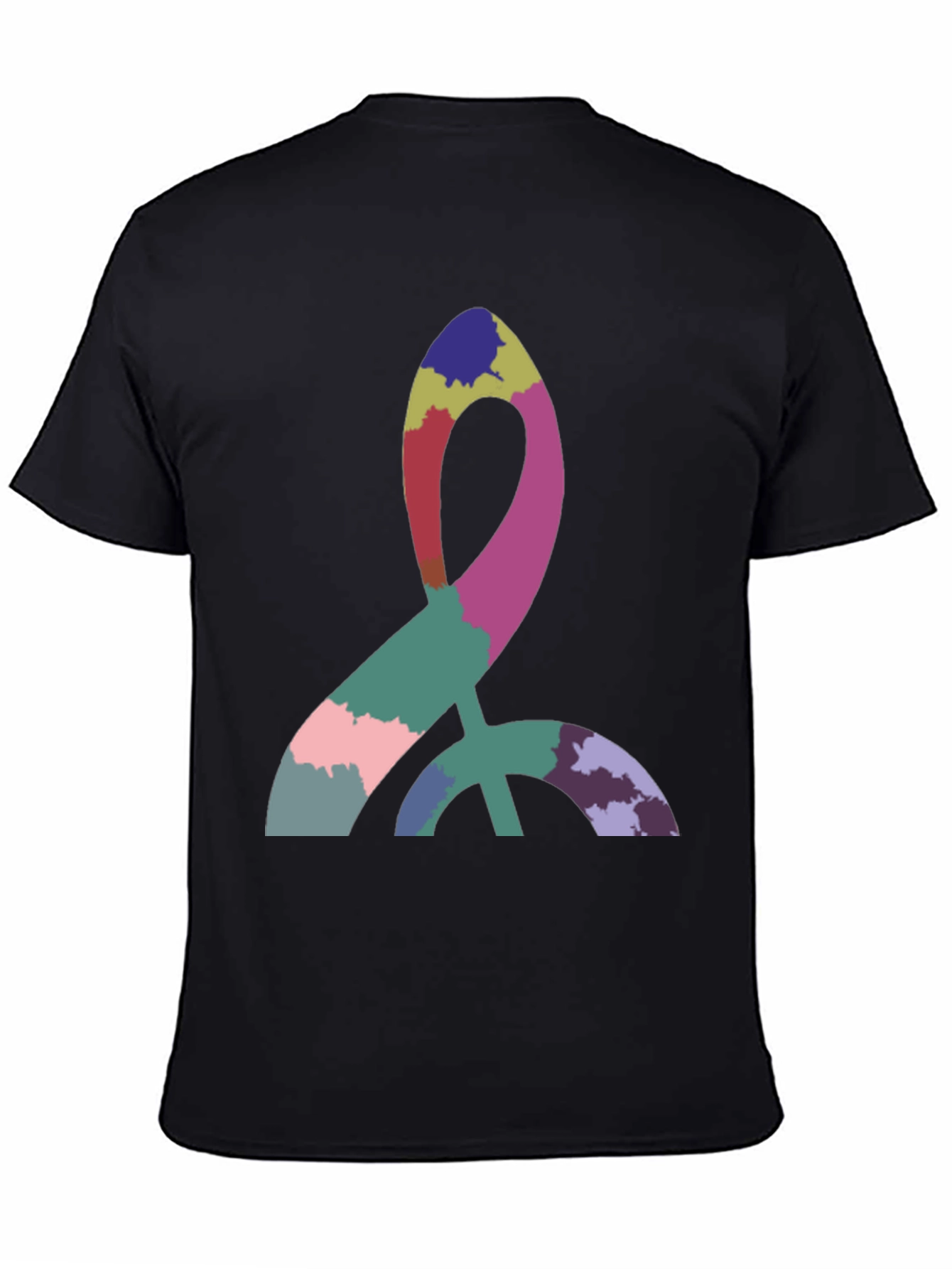 Abstract Symbol Black T-Shirt