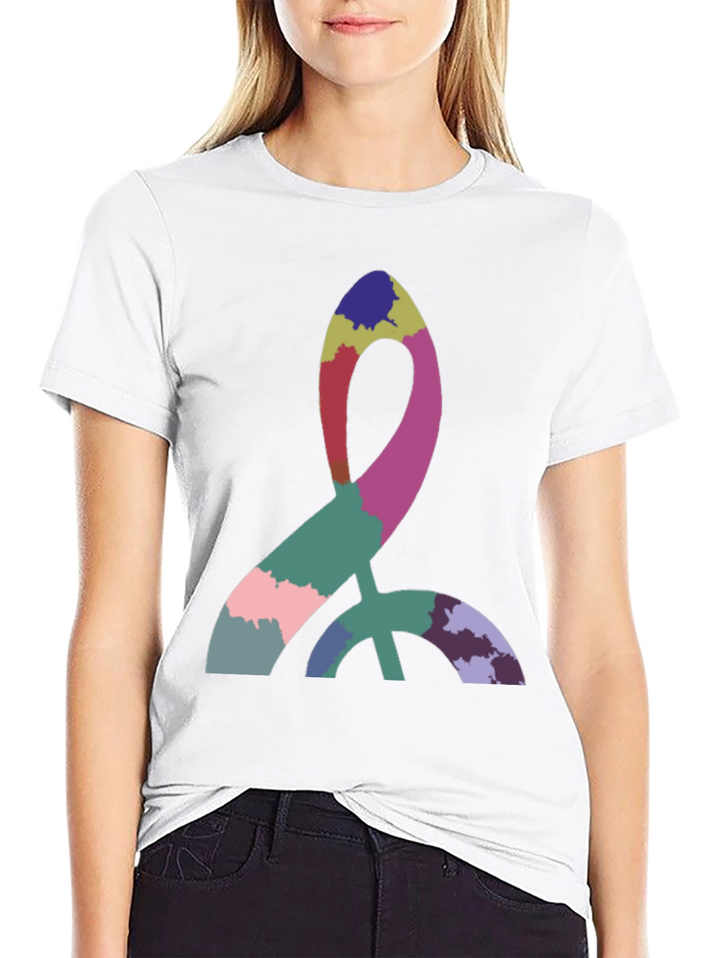 Abstract Symbol Black T-Shirt