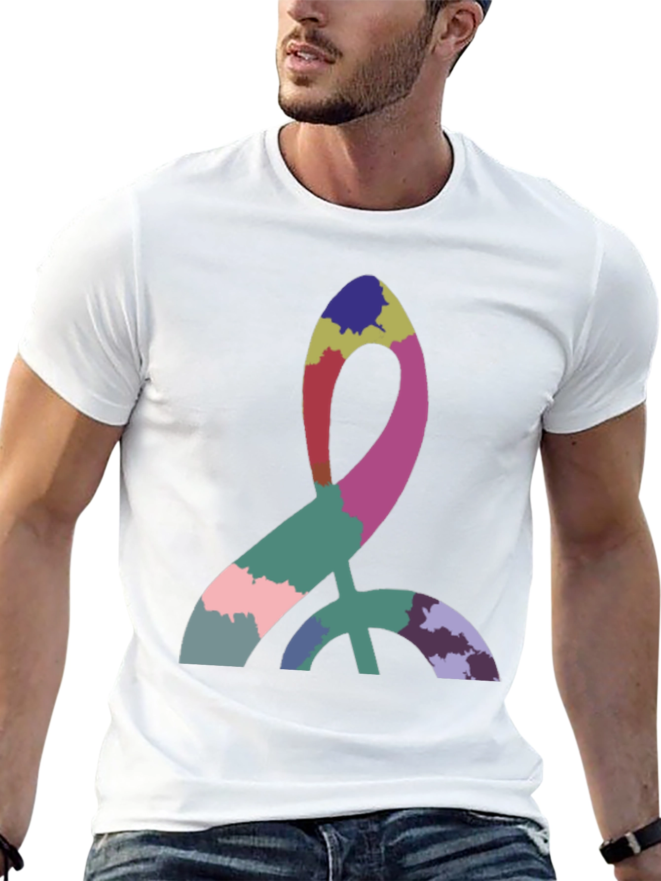 Abstract Symbol Black T-Shirt